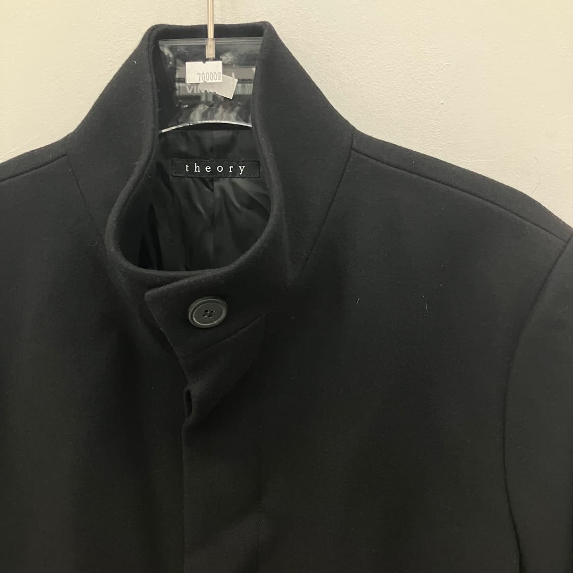 띠어리 벨빈 울 블렌드 히든 싱글 코트 M 상품이미지4