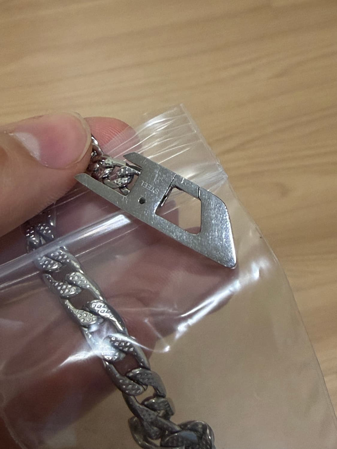 디젤 Dx1496 스테인리스 스틸 체인 브레이슬릿 팔찌 실버 상품이미지4