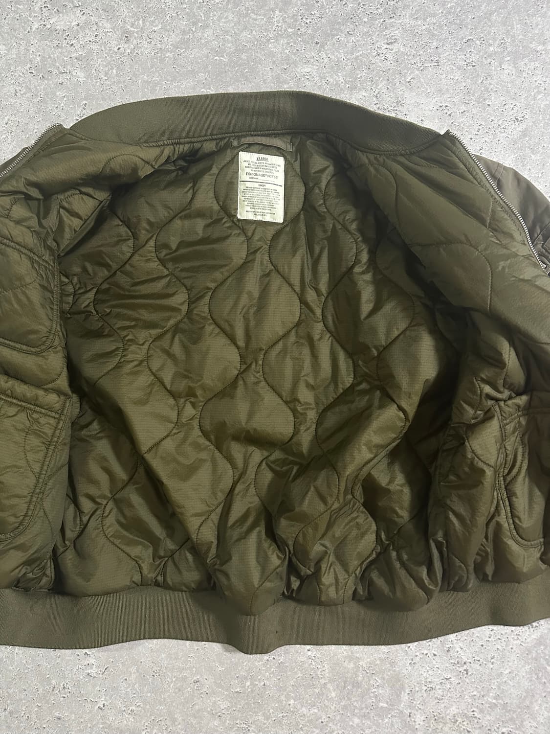 ESPIONAGE MA-1 리버시블 항공 점퍼 상품이미지4