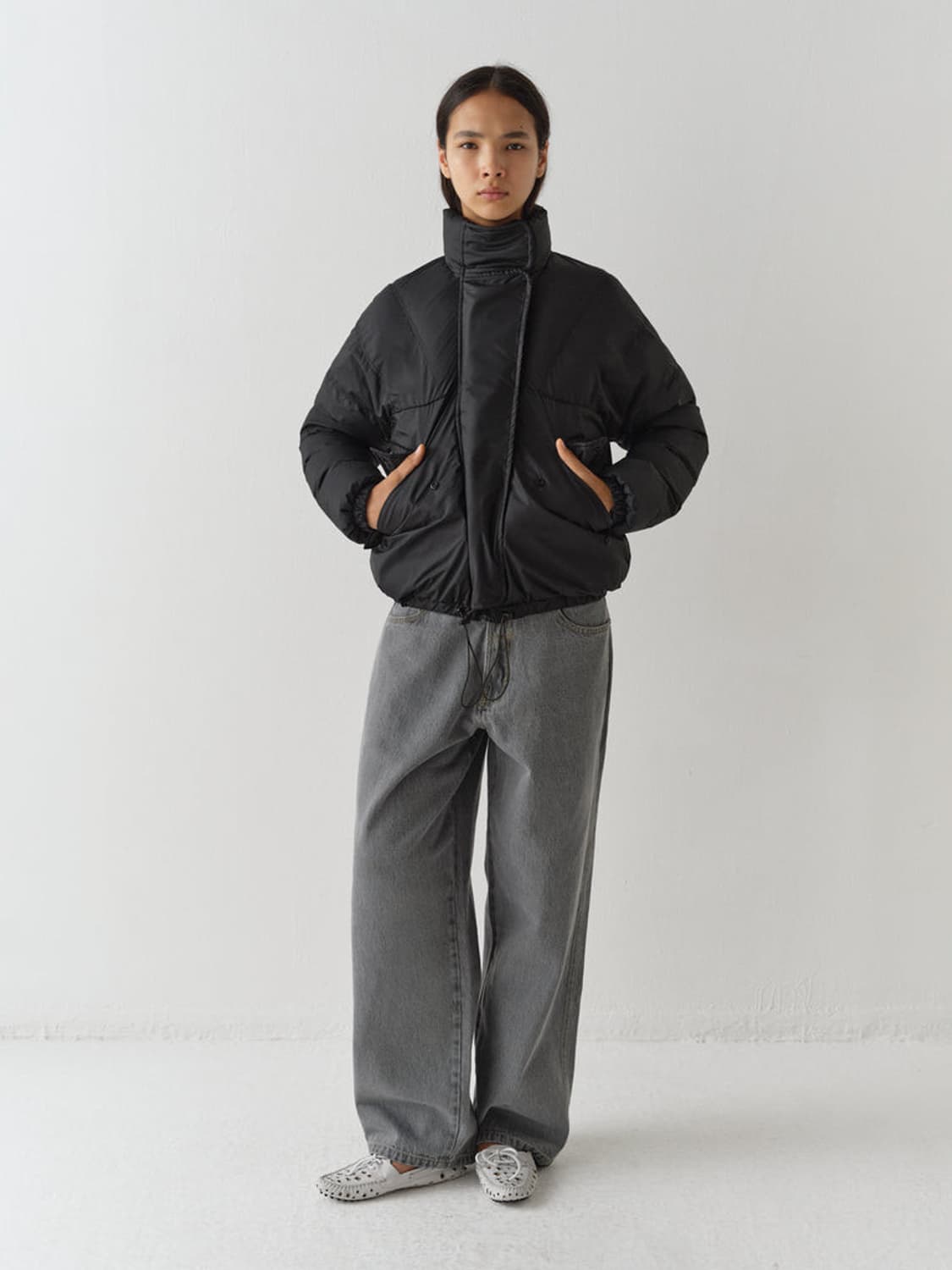 [34,36,38]기마구아스 Baggy 데님 팬츠 상품이미지5