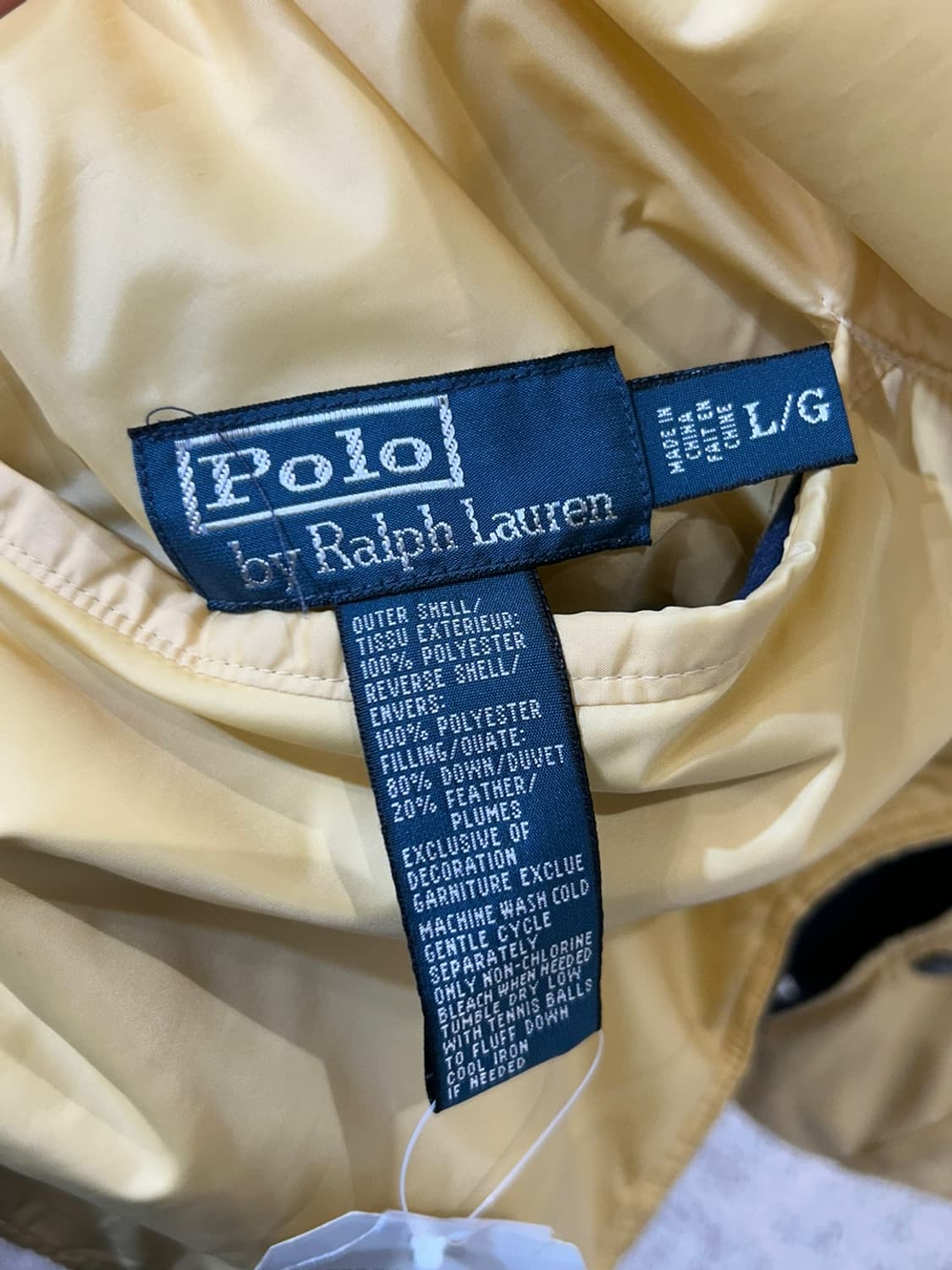 폴로랄프로렌 양면 다운 패딩 조끼 상품이미지8