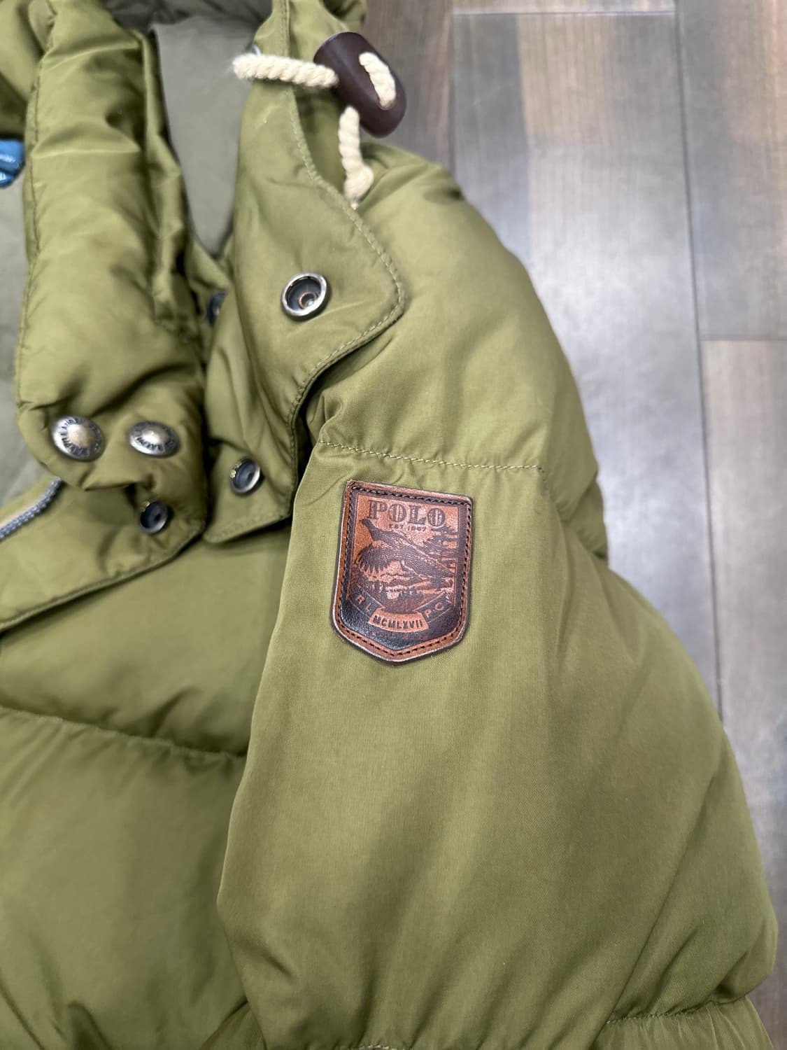 L)폴로 랄프로렌 푸퍼 다운 패딩 올리브카키  상품이미지6