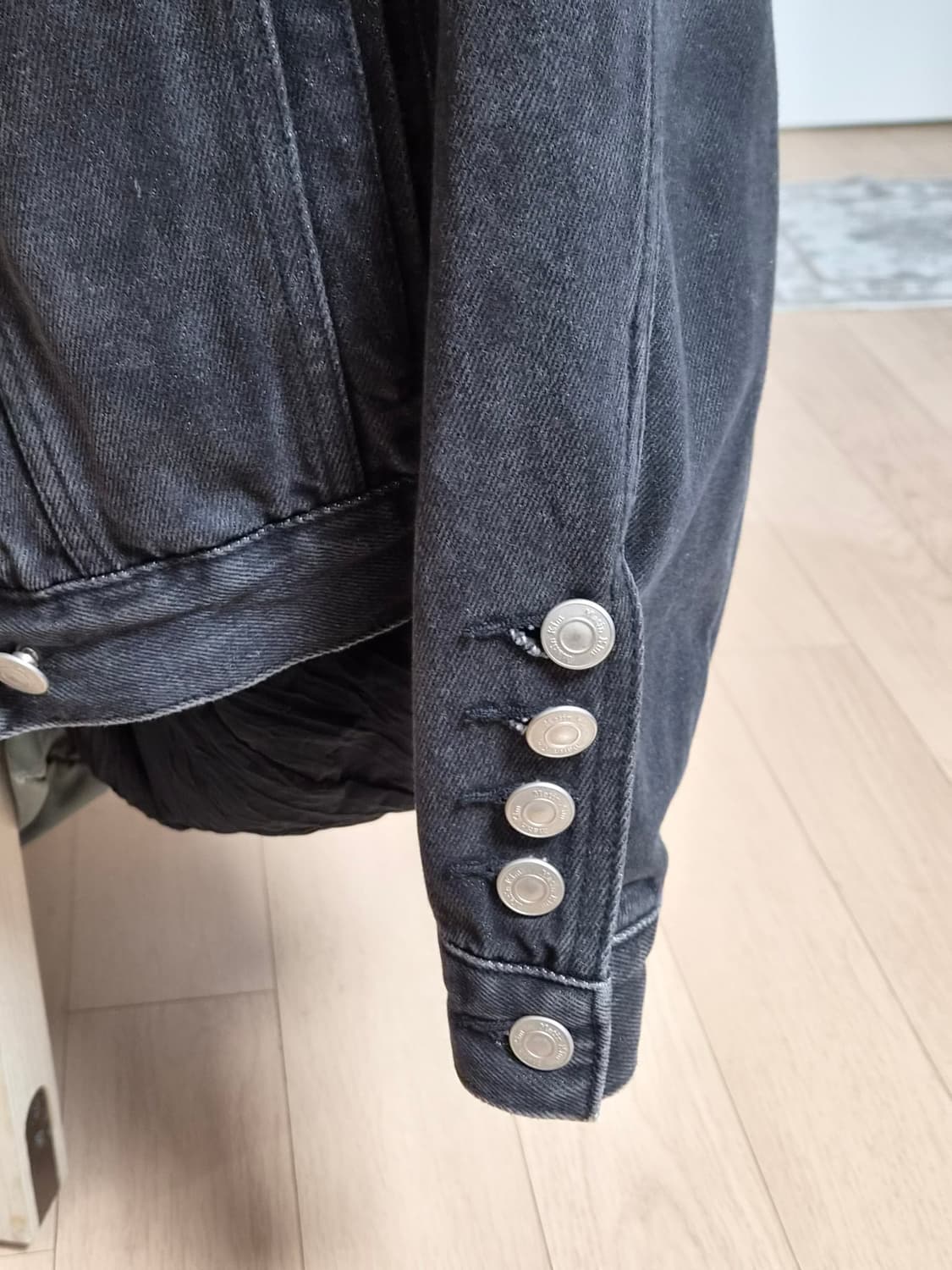 마뗑킴 블랙 데님 자켓 청자켓  상품이미지4