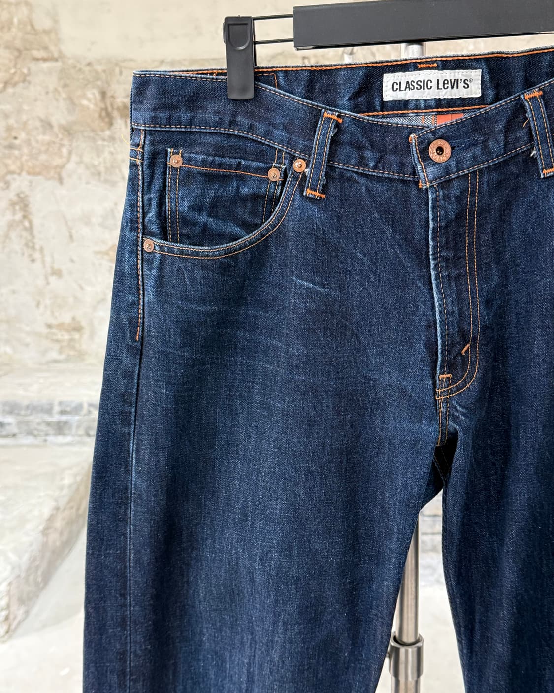 리바이스 503 진청 워싱 데님 팬츠 상품이미지2