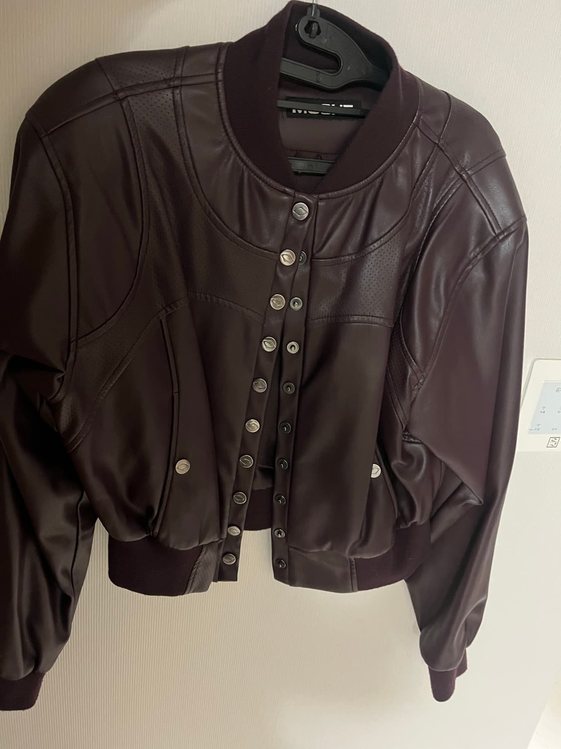 미스치프 레더 봄버 자켓 상품이미지2