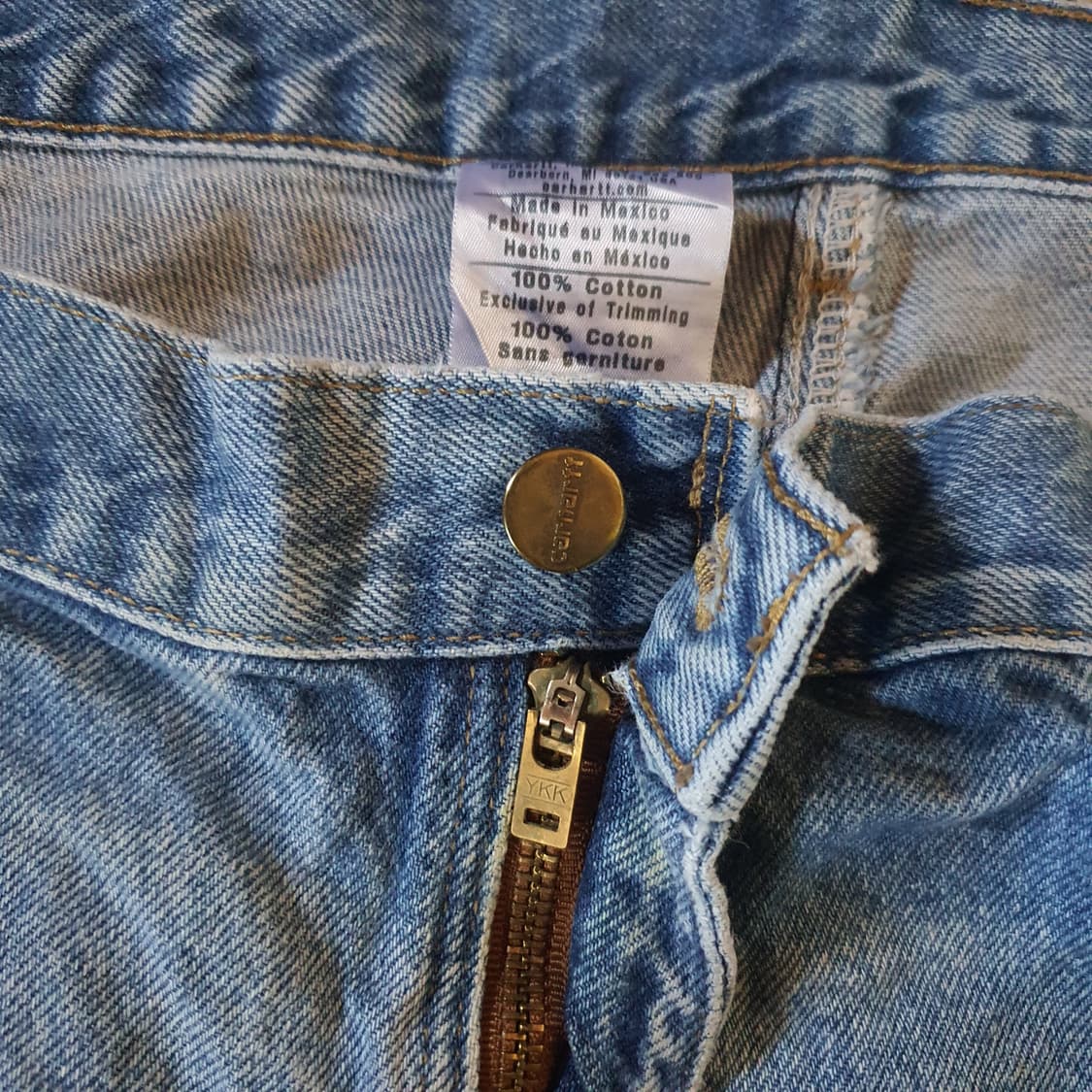 빅사이즈 칼하트 빈티지 데님 팬츠 No.46 상품이미지3