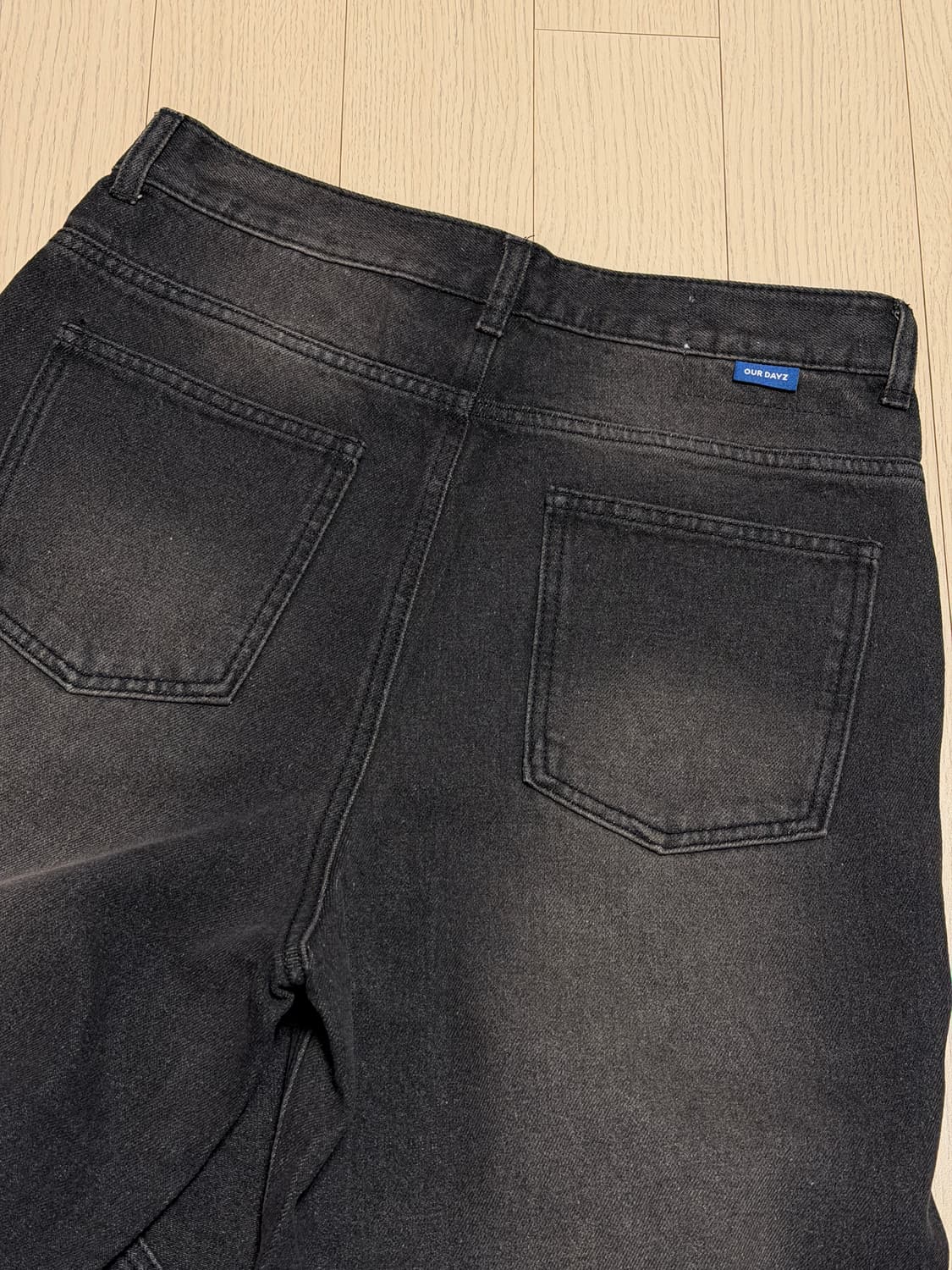 아워데이즈 웨이비 커브드 와이드 데님 팬츠 상품이미지5