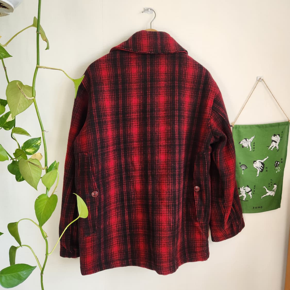 50s 울리치 럼버잭 체크 매키노 코트(USAmade) 상품이미지6