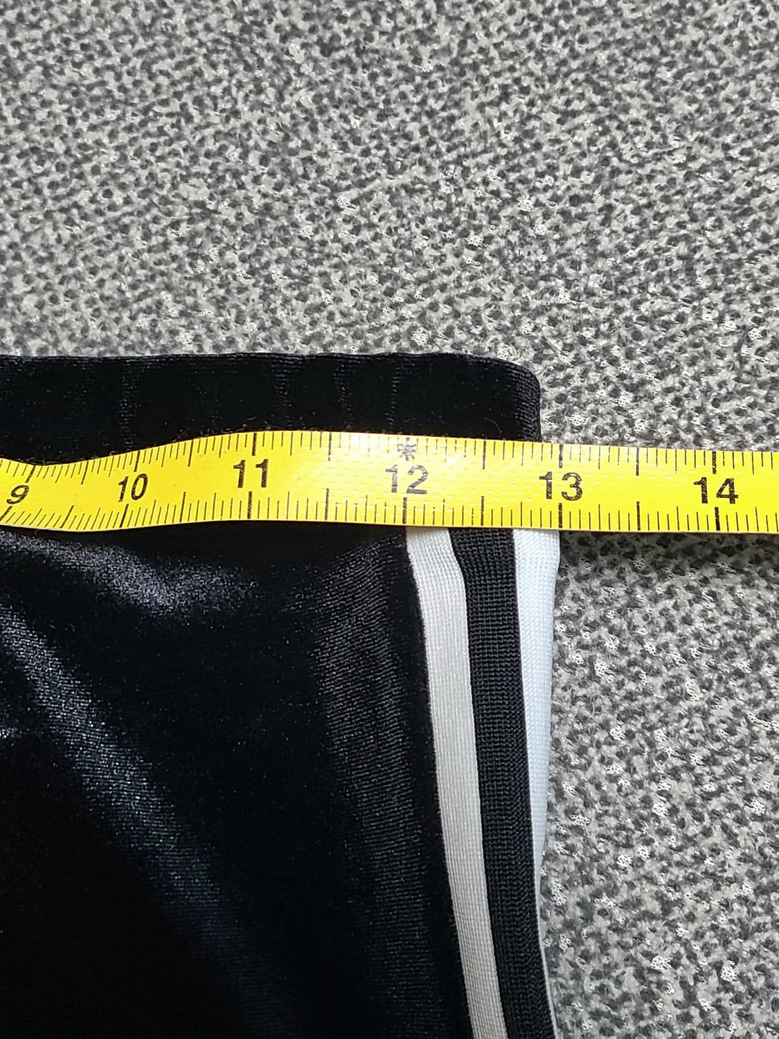 아디다스 벨벳 3선 레깅스 S 새상품 68cm  26-28 인치 상품이미지7