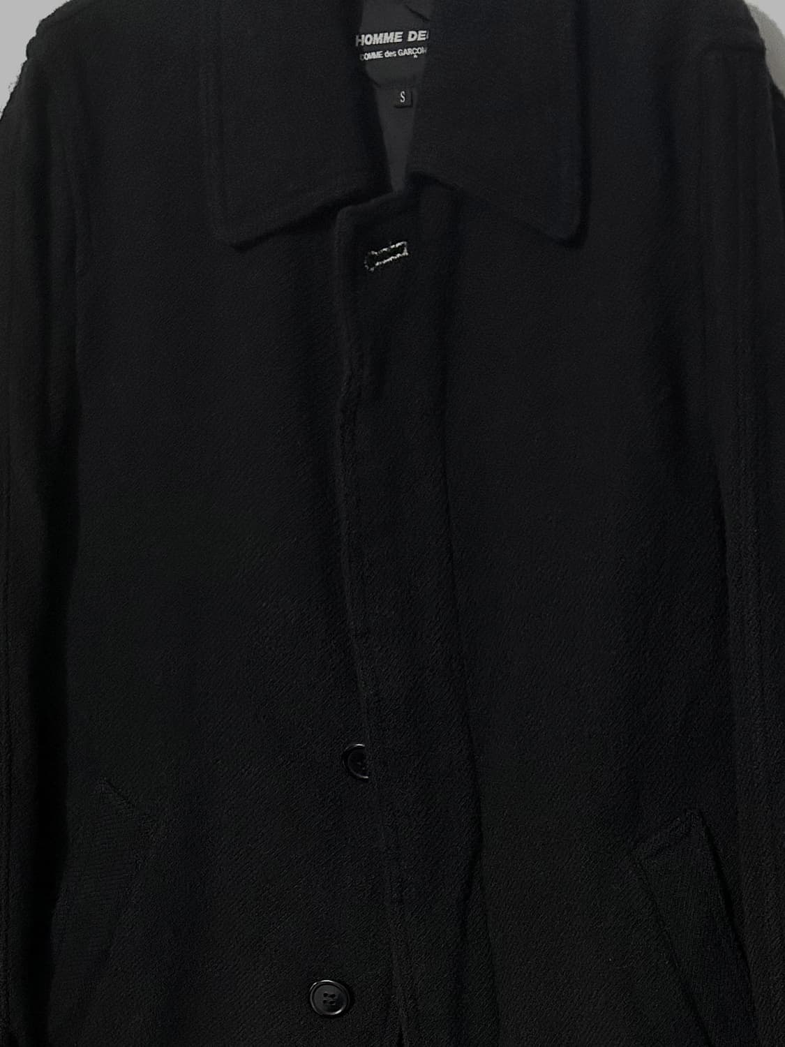 꼼데가르송 옴므 듀스 축융 울 맥코트 상품이미지3