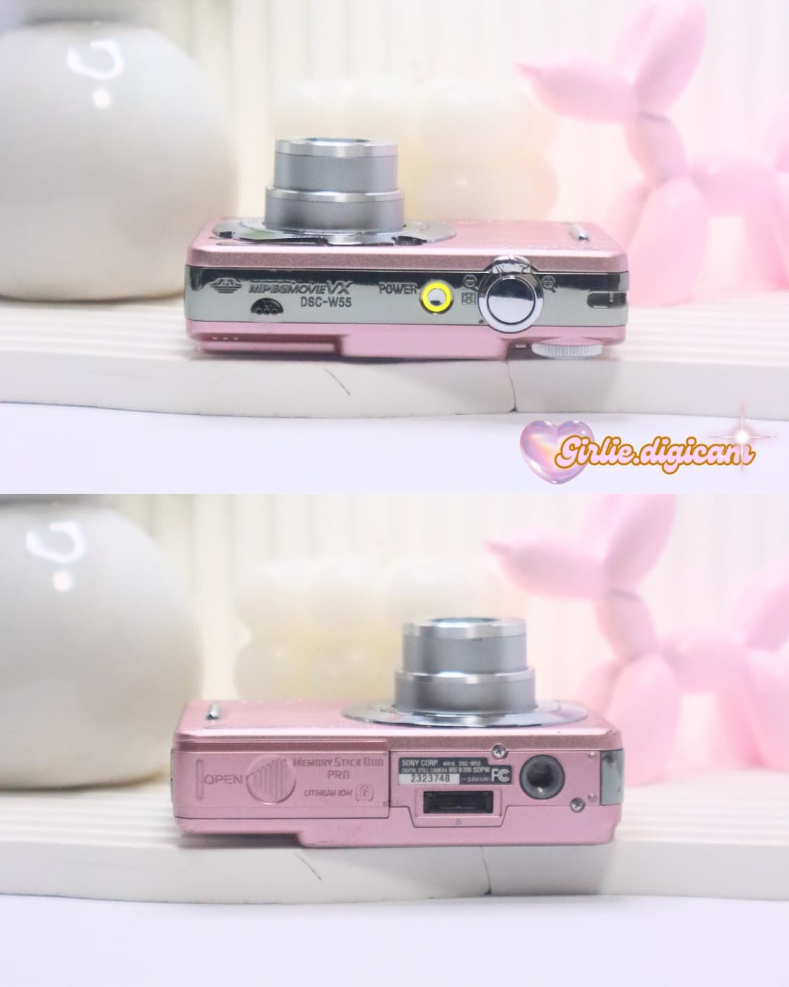 베이핑크+휘귀 !)) 소니 사이버샷 W55 상품이미지3