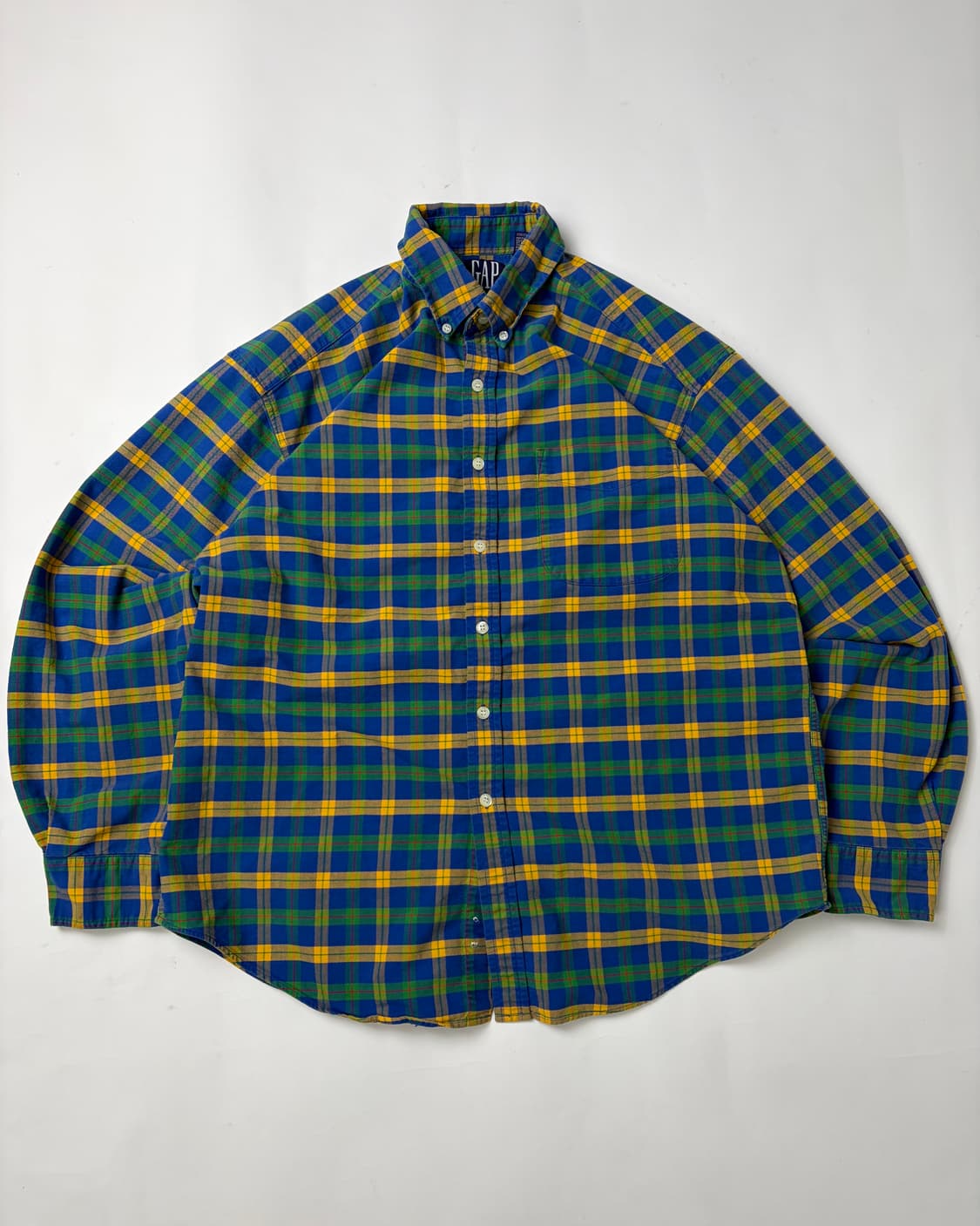90s Gap Plaid Button Up Shirt 상품이미지1