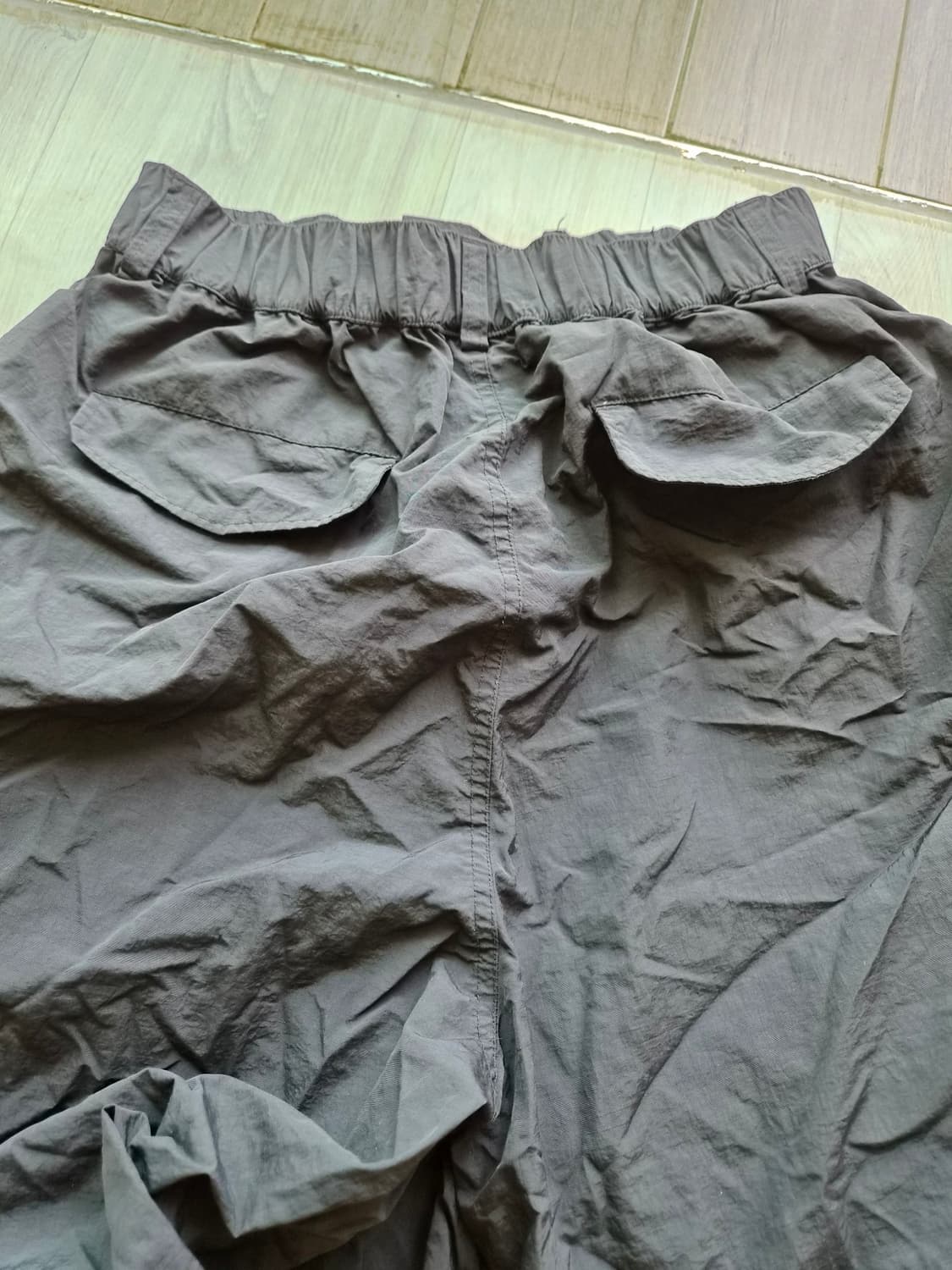 낫포너드 나일론 빅포켓 파라슈트 팬츠 L 상품이미지3