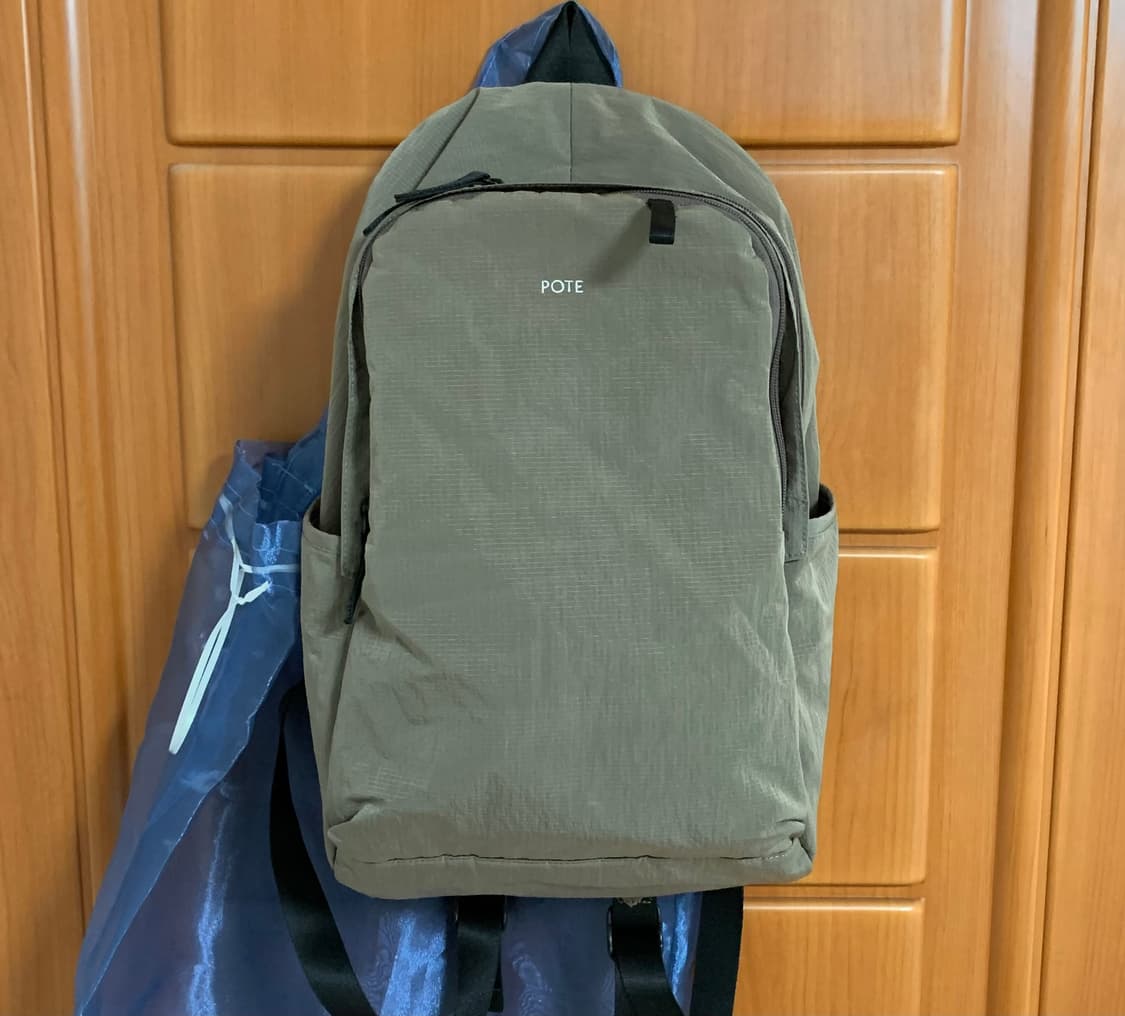 포테 하이드슬롯 클래식 백팩 모카 상품이미지2