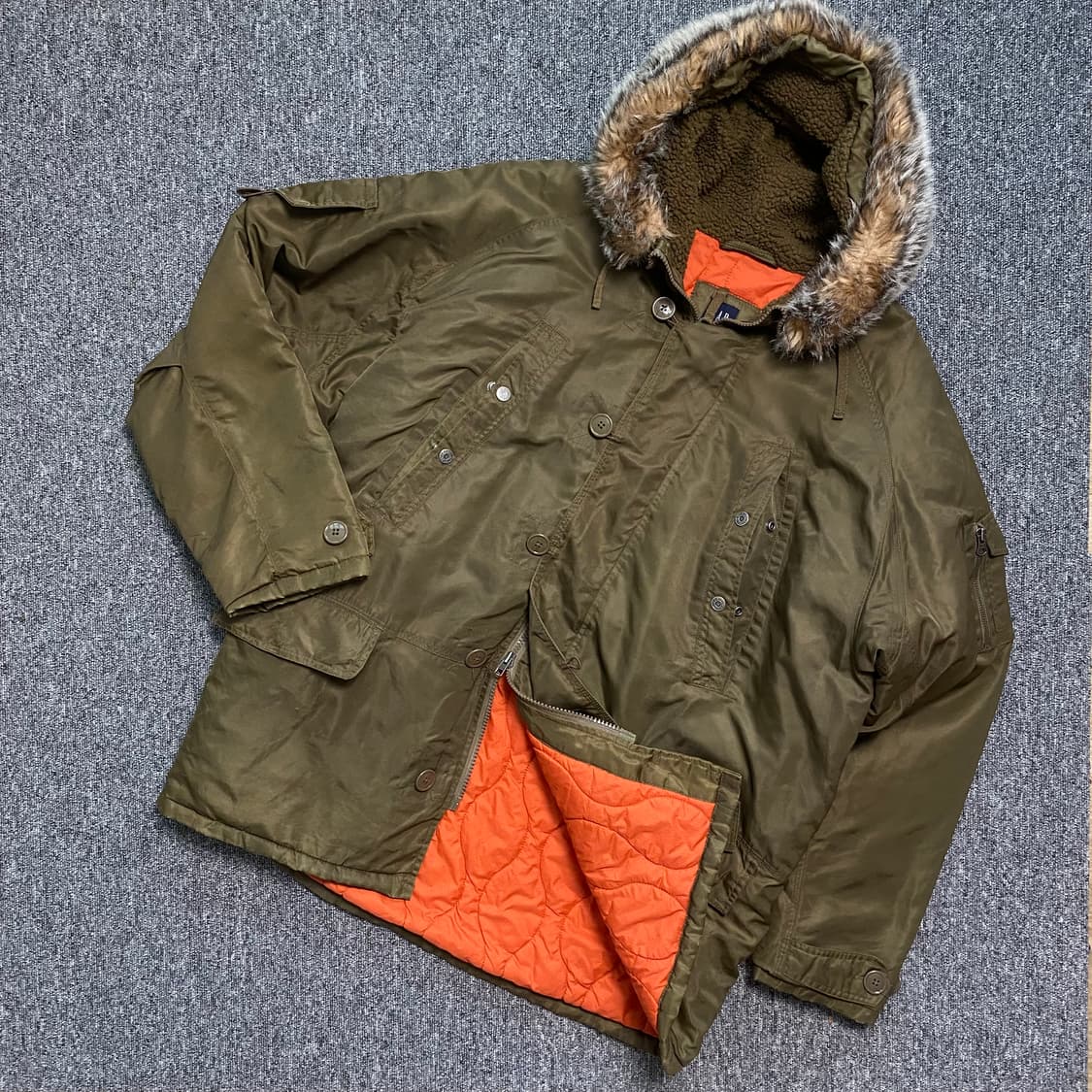 🌊90's GAP N-3B Parka 상품이미지1