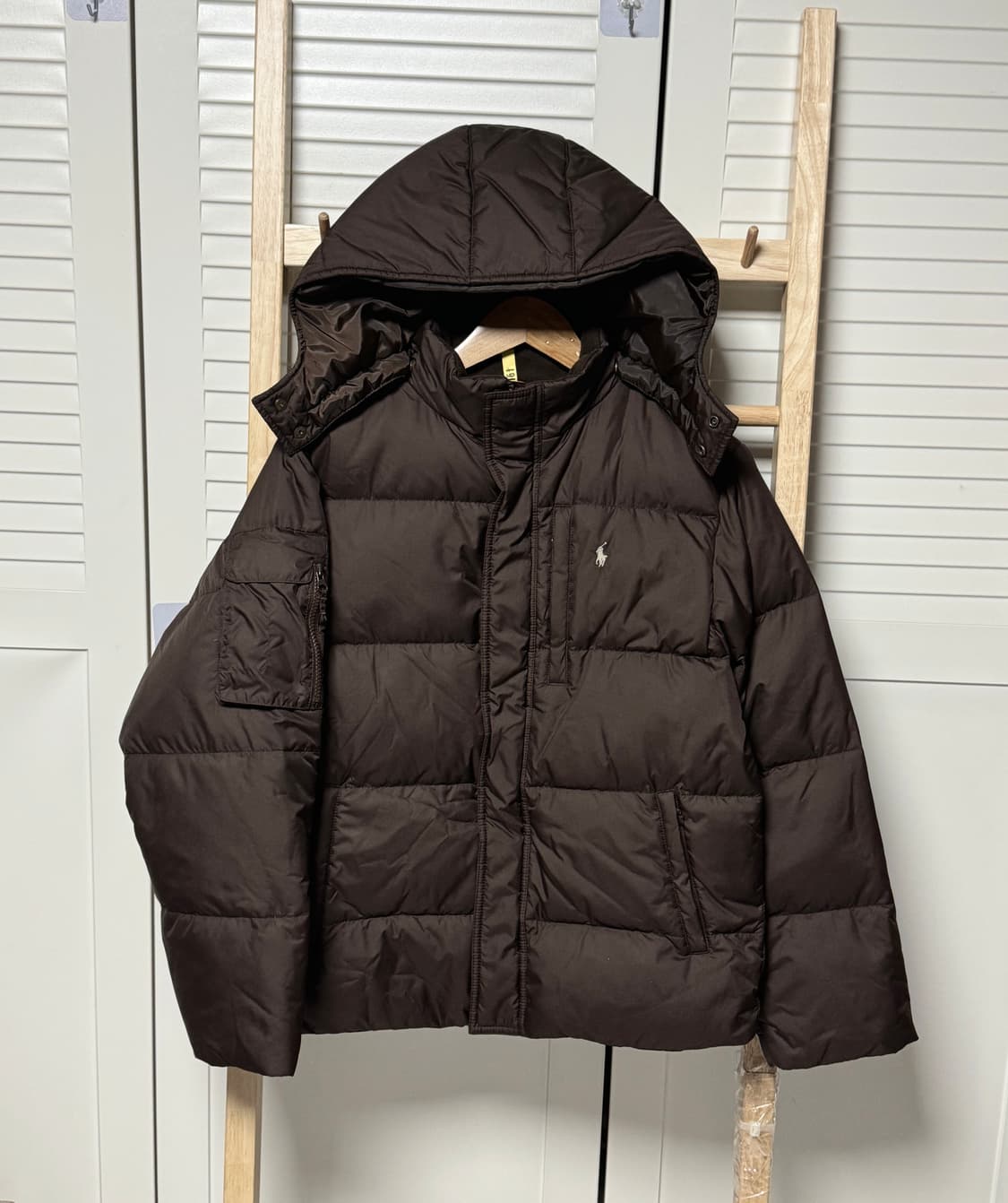 폴로 랄프로렌 브라운 패딩 항공 자켓 상품이미지1