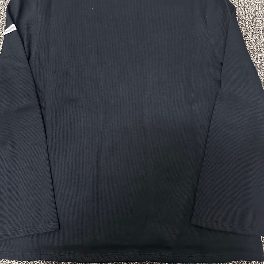 [새상품] 벤시몽 여성 긴팔티셔츠 블랙 L 상품이미지7