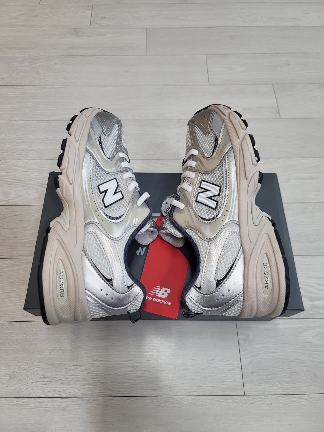 (235)뉴발란스 주니어  530 스틸 그레이[대전 직거래도 가능] 상품이미지1