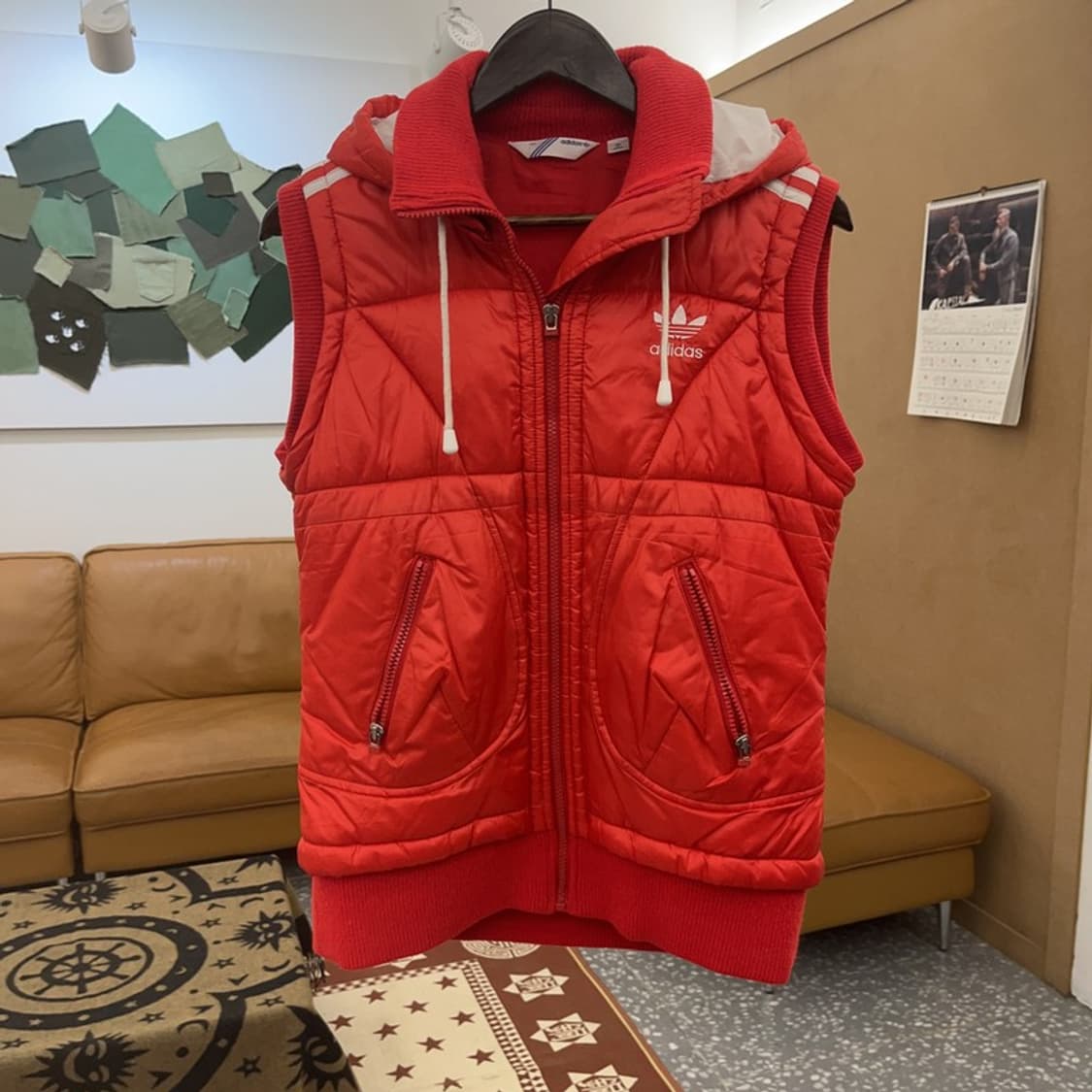 아디다스 올드스쿨 레트로 Y2K 빈티지 패딩조끼 100 C08601 상품이미지3