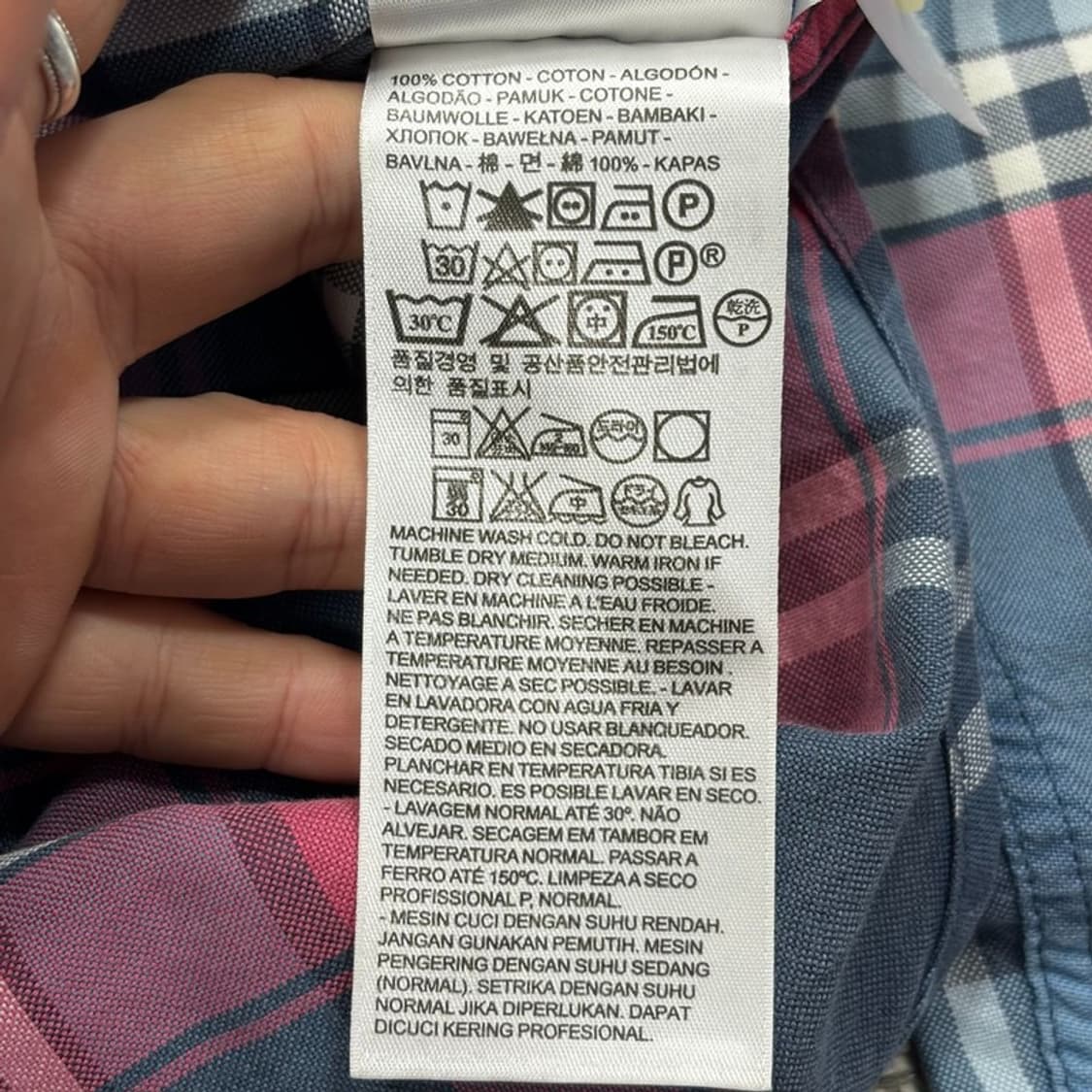 리바이스 웨스턴 체크셔츠 v2960 상품이미지7