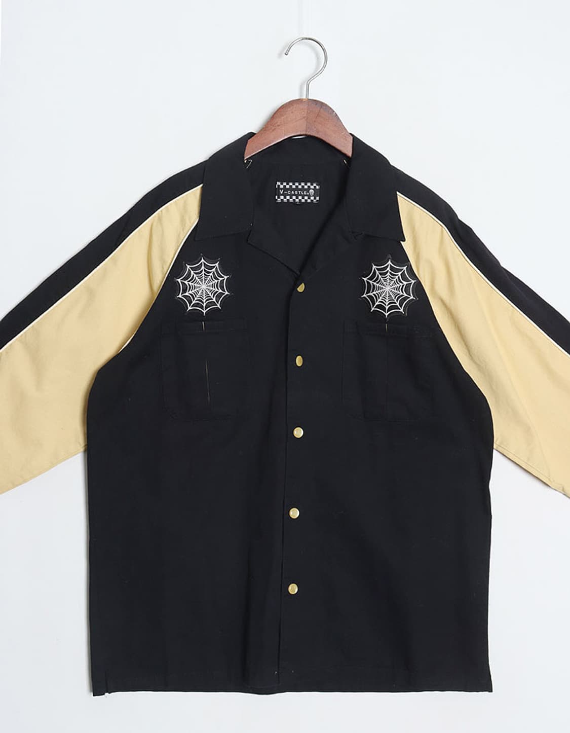 90's V-CASTLE OpenCollar Shirts 상품이미지2