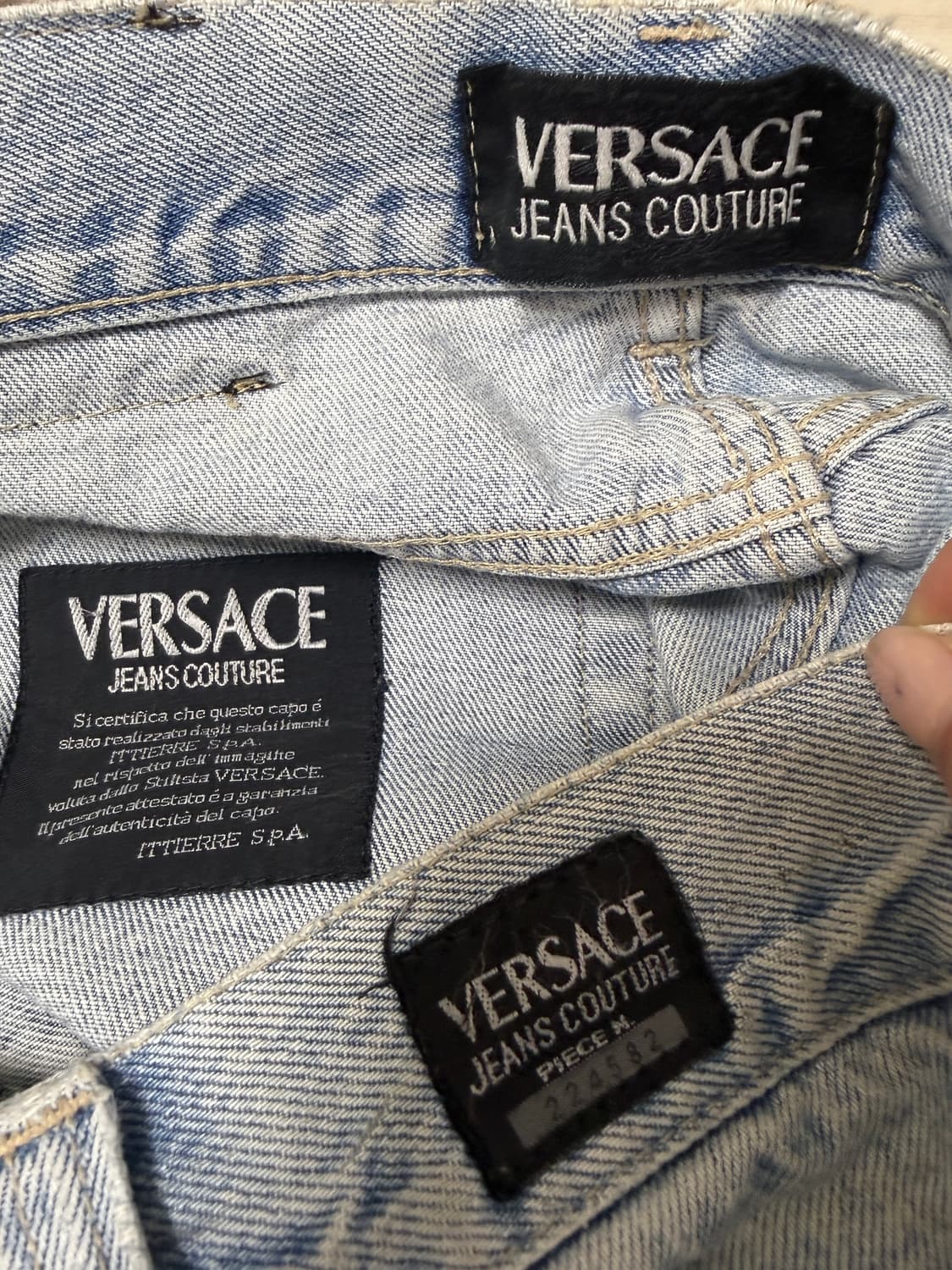 💙 베르사체 VERSACE JEANS COUTURE 데님 팬츠 34 / 상품이미지7