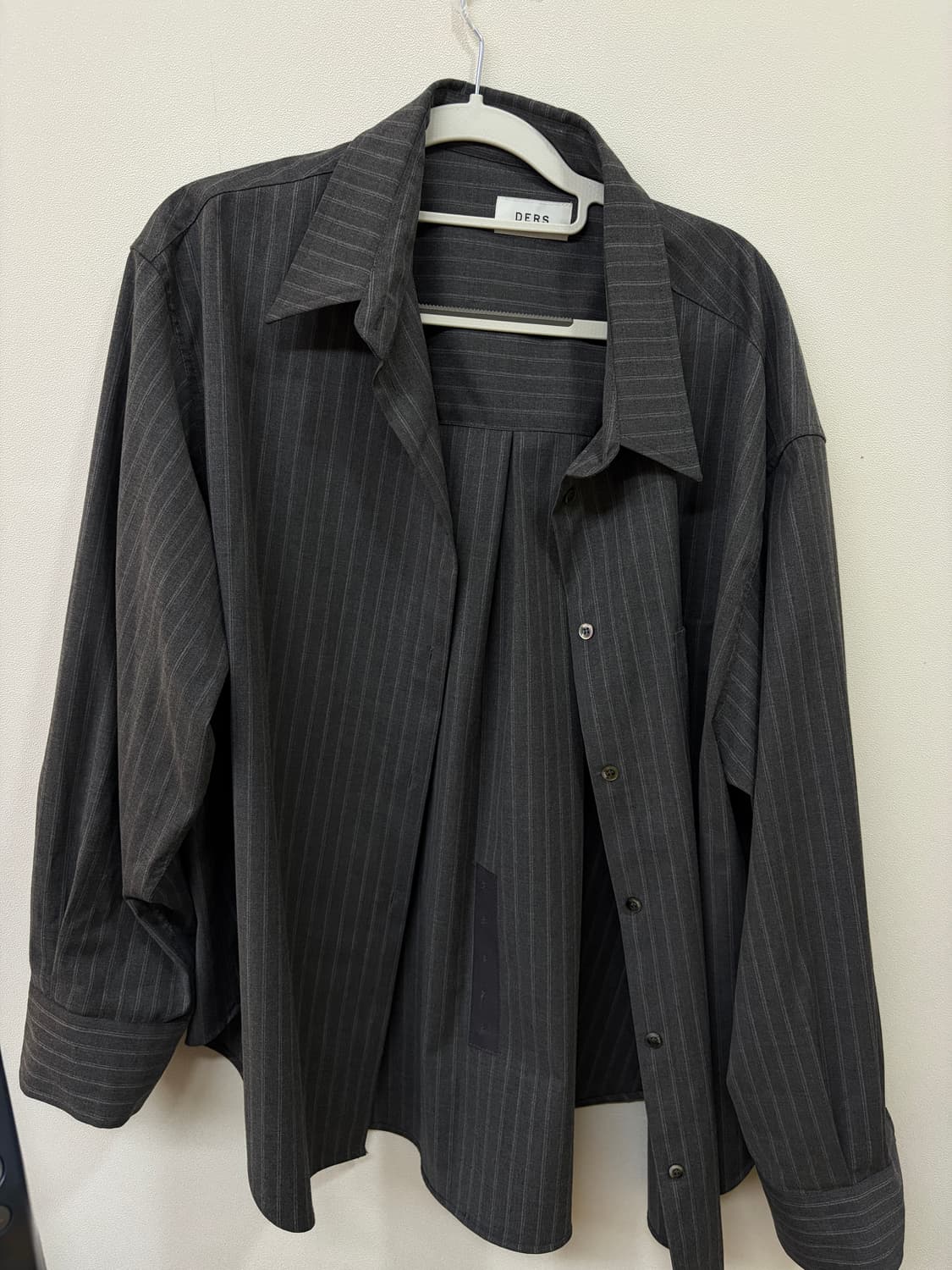 더스 드레이프 셔츠 그레이 상품이미지1