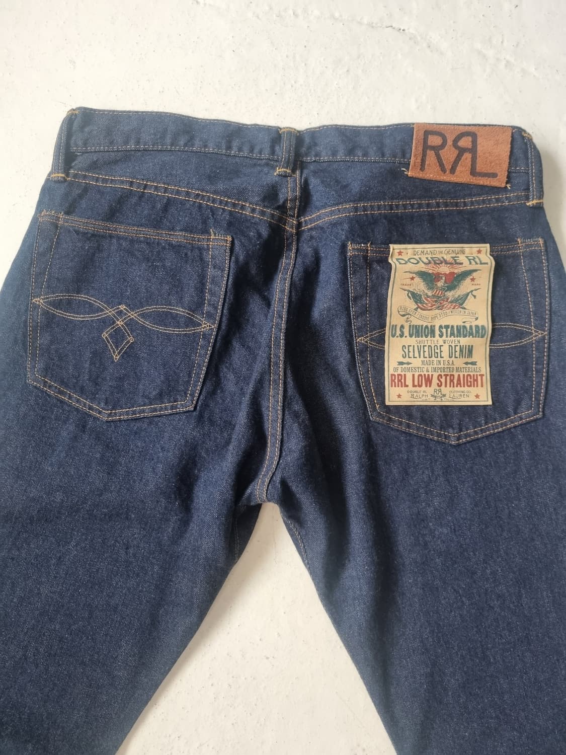 [새상품/34x32] RRL 더블알엘 Low Straight 셀비지 데님 상품이미지5