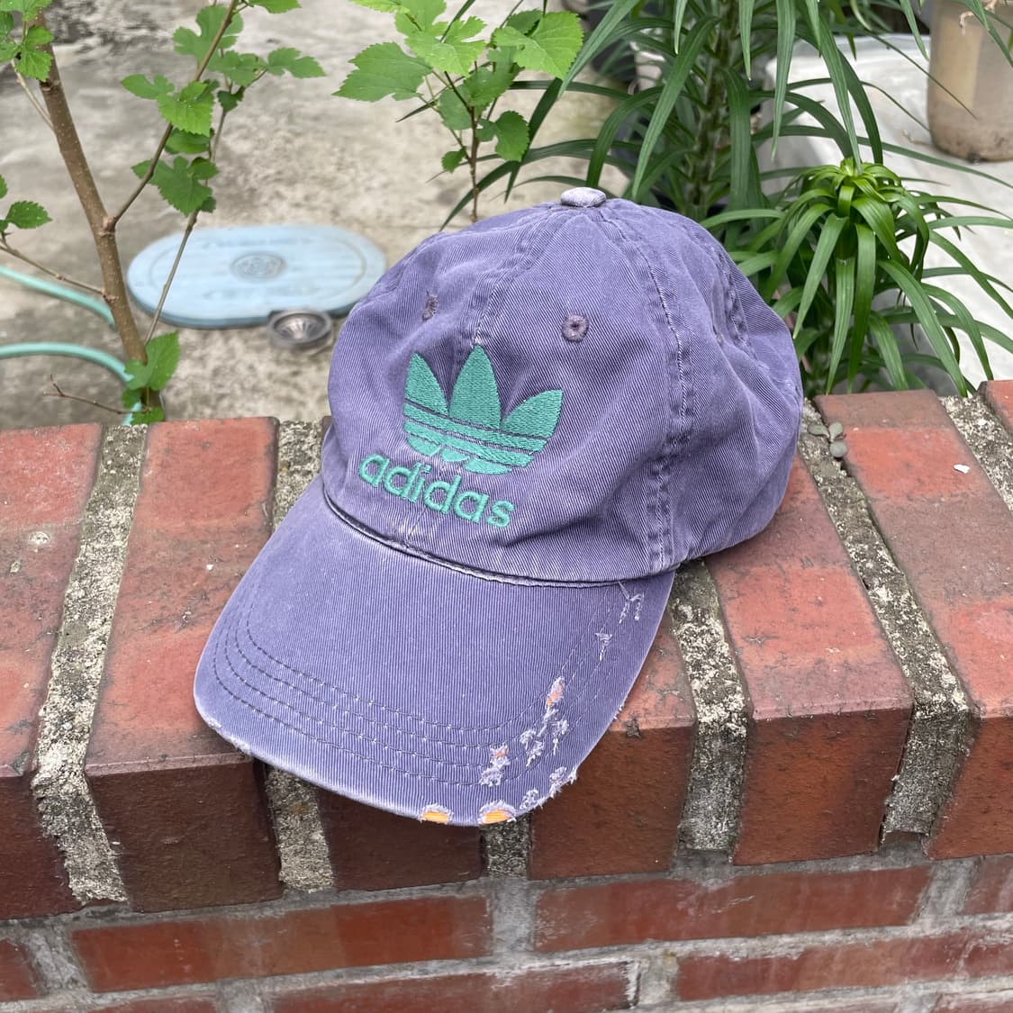 [F]90’s 아디다스 자수 빅로고 빈티지 볼캡 상품이미지1