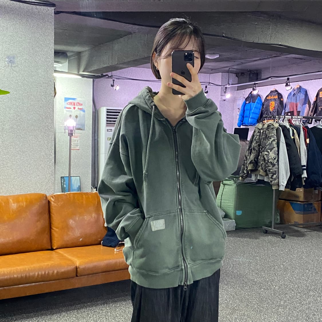 뉴발란스 X 디스이즈네버댓 포켓로고 후드집업 B3542 상품이미지1