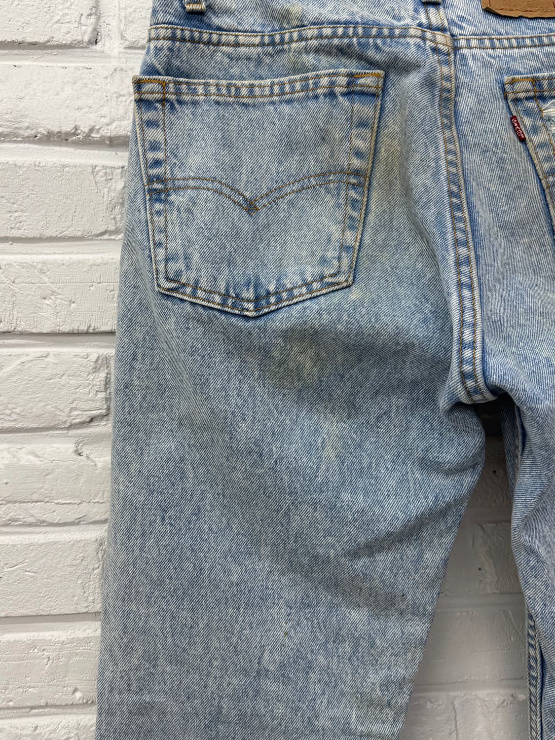 Levi’s 508 체크 디스트로이드 데님팬츠 상품이미지6