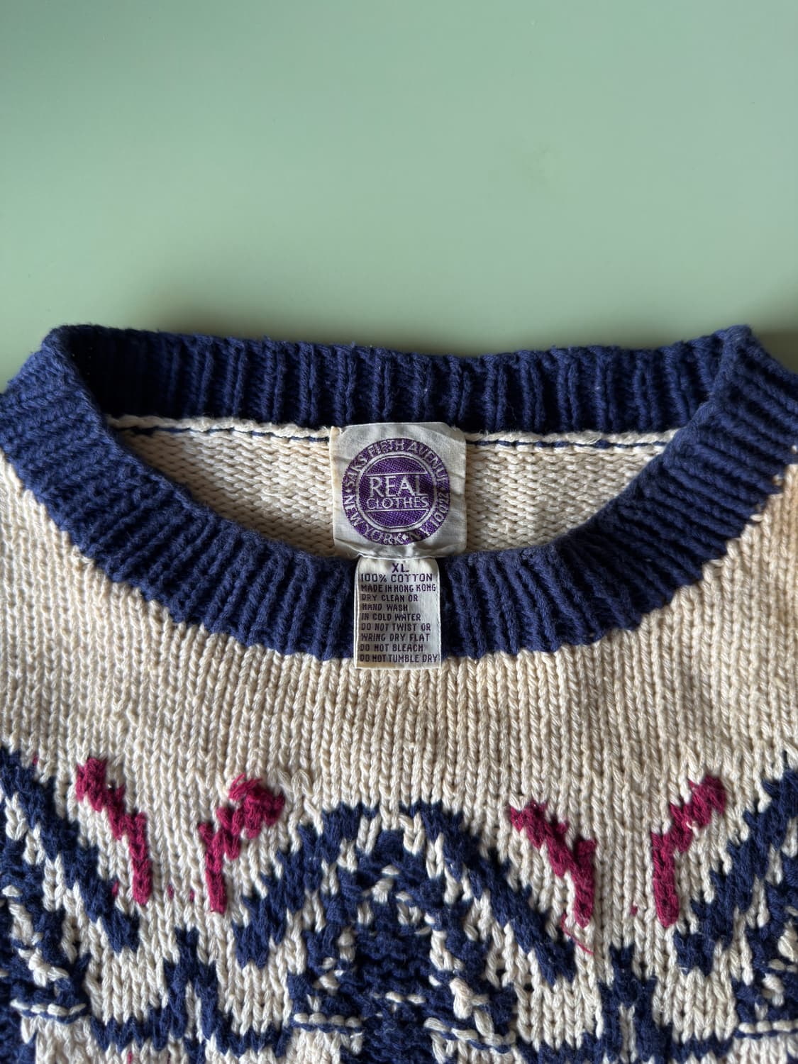 80-90s 스키 니트 ski & mountain 상품이미지4