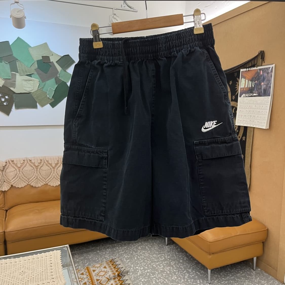 나이키 빈티지 스트릿 캐주얼 밴딩 카고 반바지 M C11404 상품이미지3