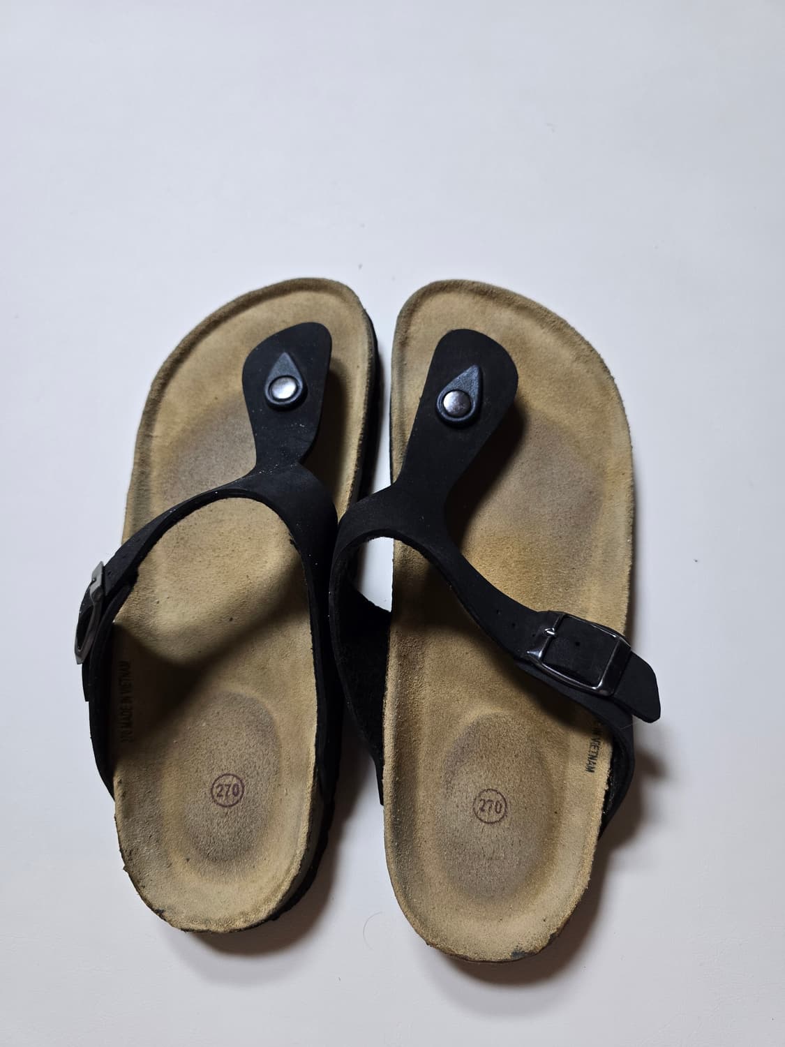 블랙 코르크 샌들 270 상품이미지2