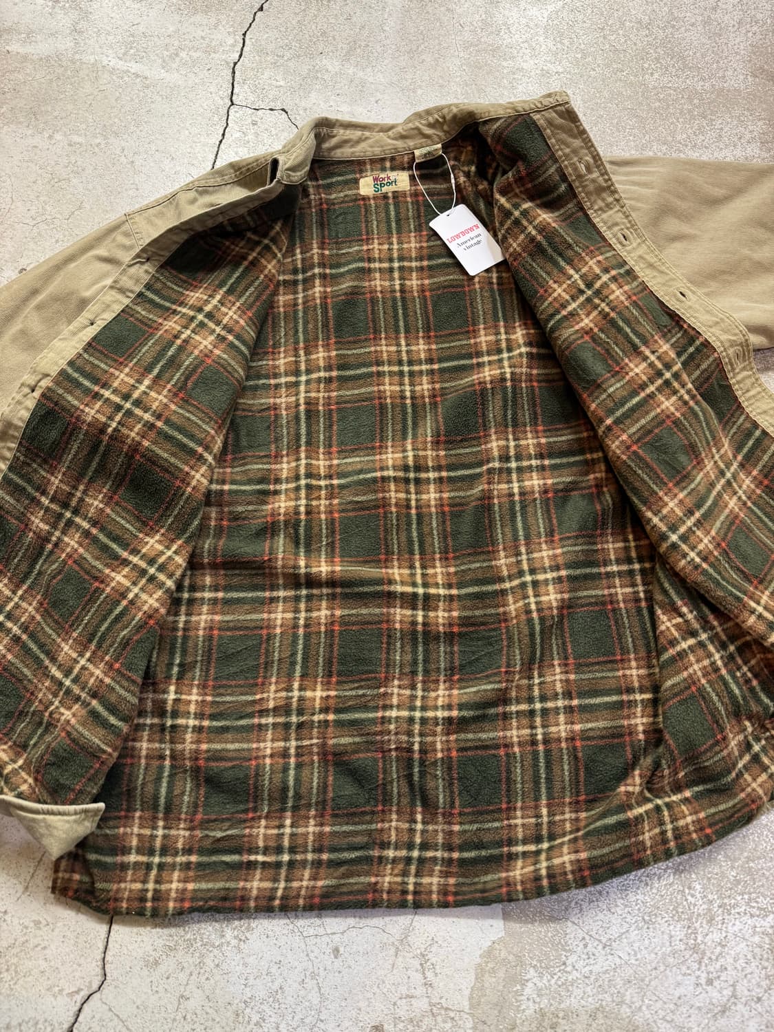 아메리칸빈티지 플리스 라이닝 워크셔츠 상품이미지6