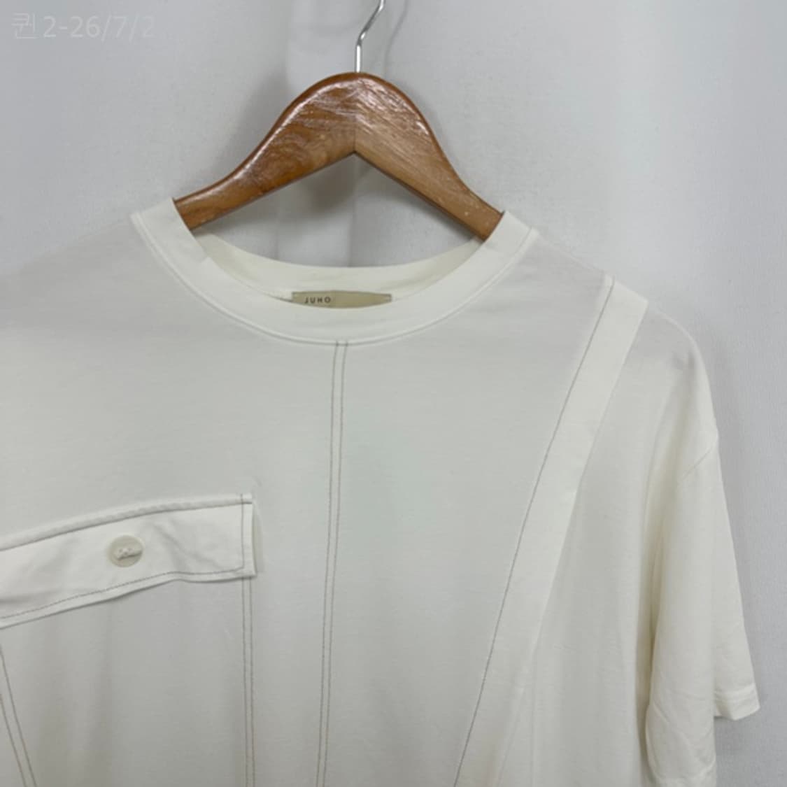 JUHO스튜디오 여자 스판 반팔티 ONE SIZE 상품이미지2