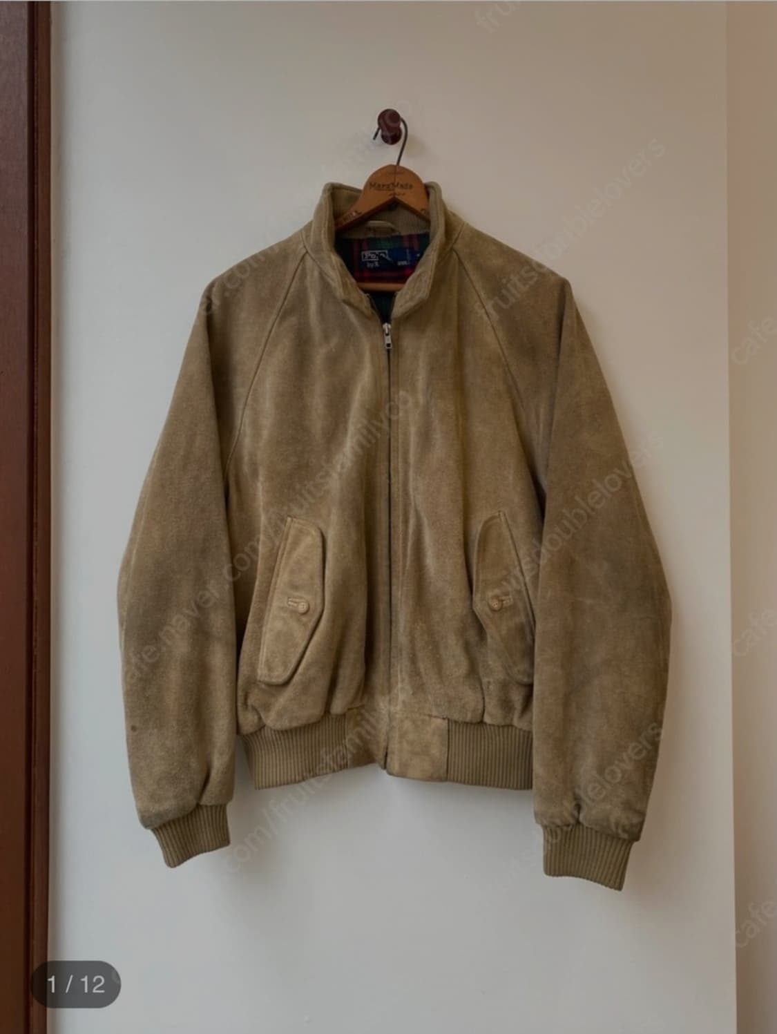 폴로 랄프로렌 스웨이드 헤링턴 자켓(M) 구매합니다! 상품이미지1