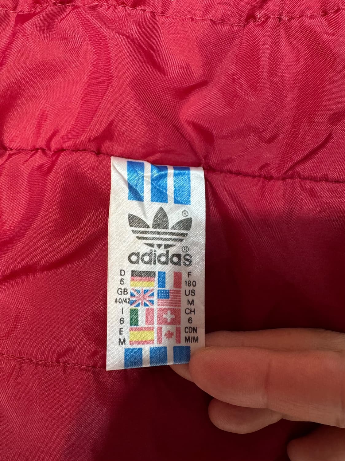 80s 아디다스 올드스쿨 트랙 점퍼 (L)  상품이미지8