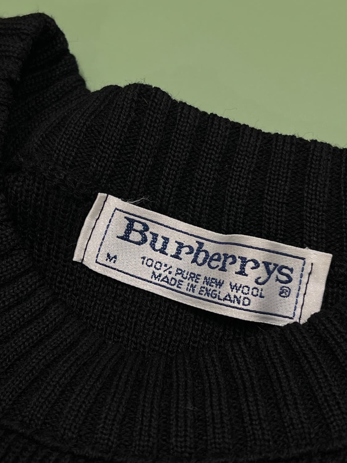 (M) 버버리 코만도 울 라운드 니트 상품이미지4