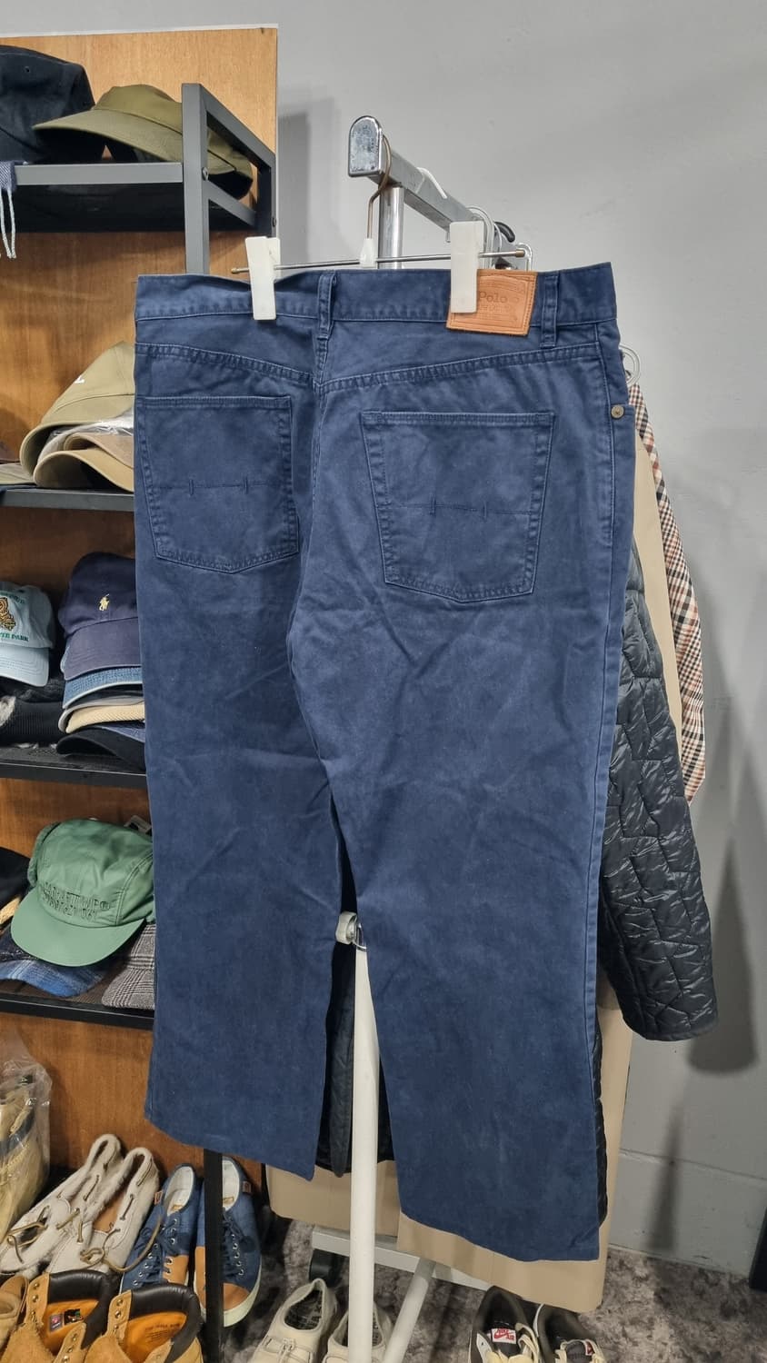 폴로 워싱 코튼팬츠 35사이즈(허리단면46) 기장96 상품이미지3