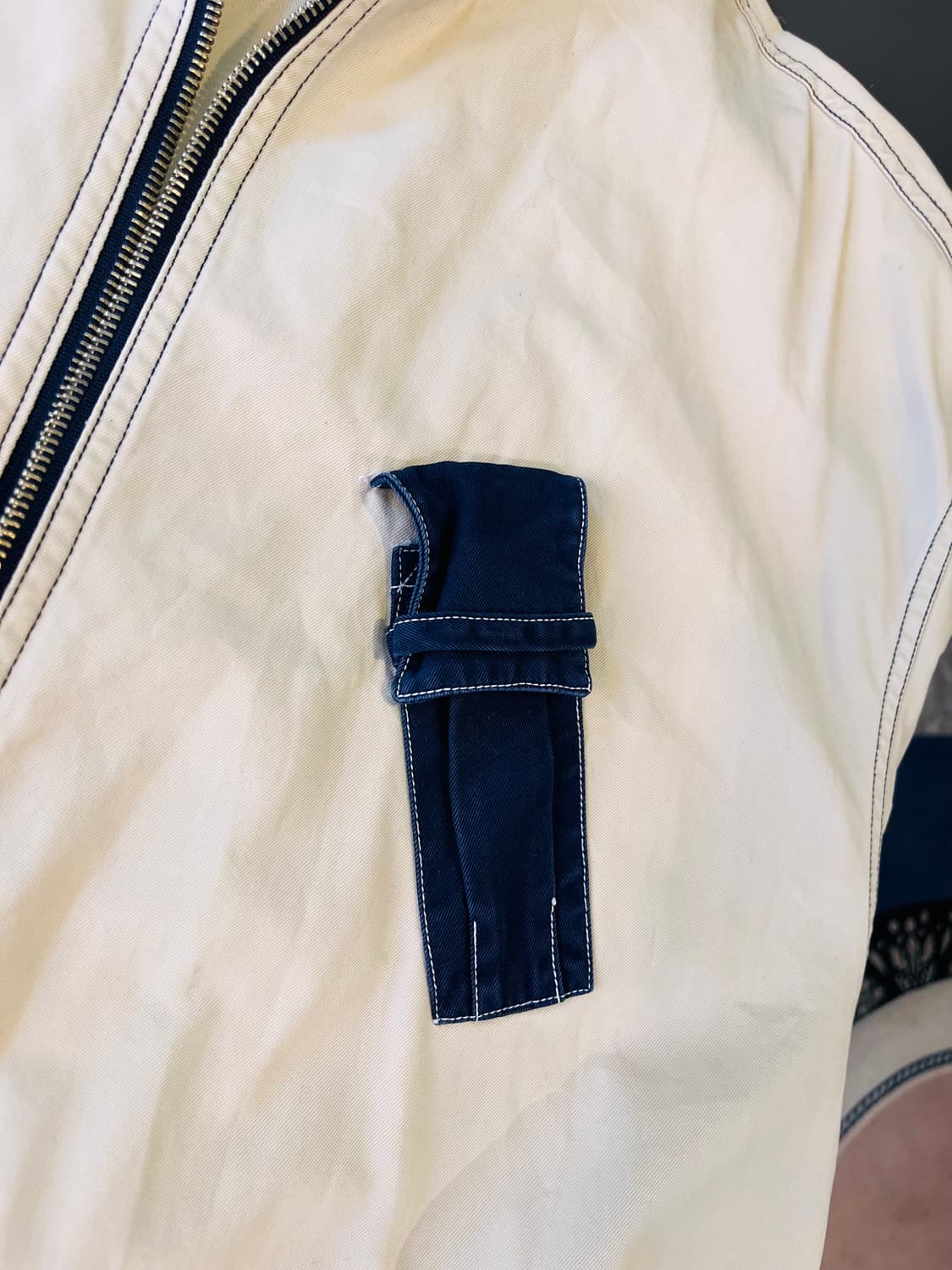 게스 진스 후드 집업 자켓 (한국제) 상품이미지7