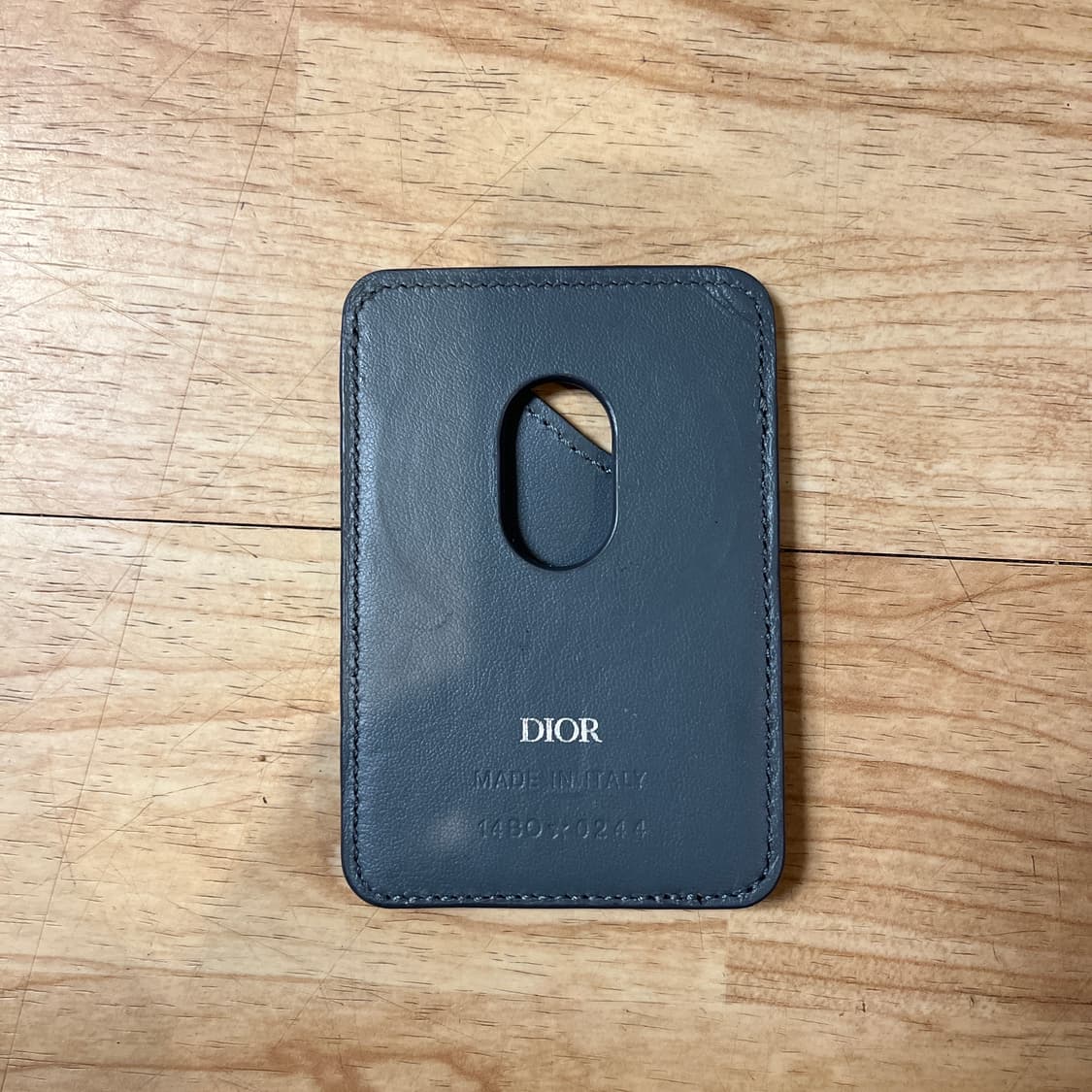 디올 saddle 송아지가죽 맥세이프 자석 카드 지갑 홀더 상품이미지2