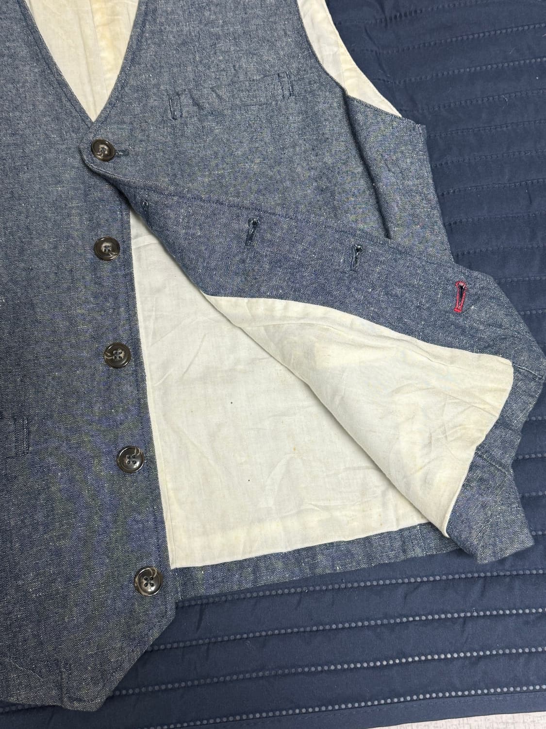 confirm 데님 조끼 상품이미지2