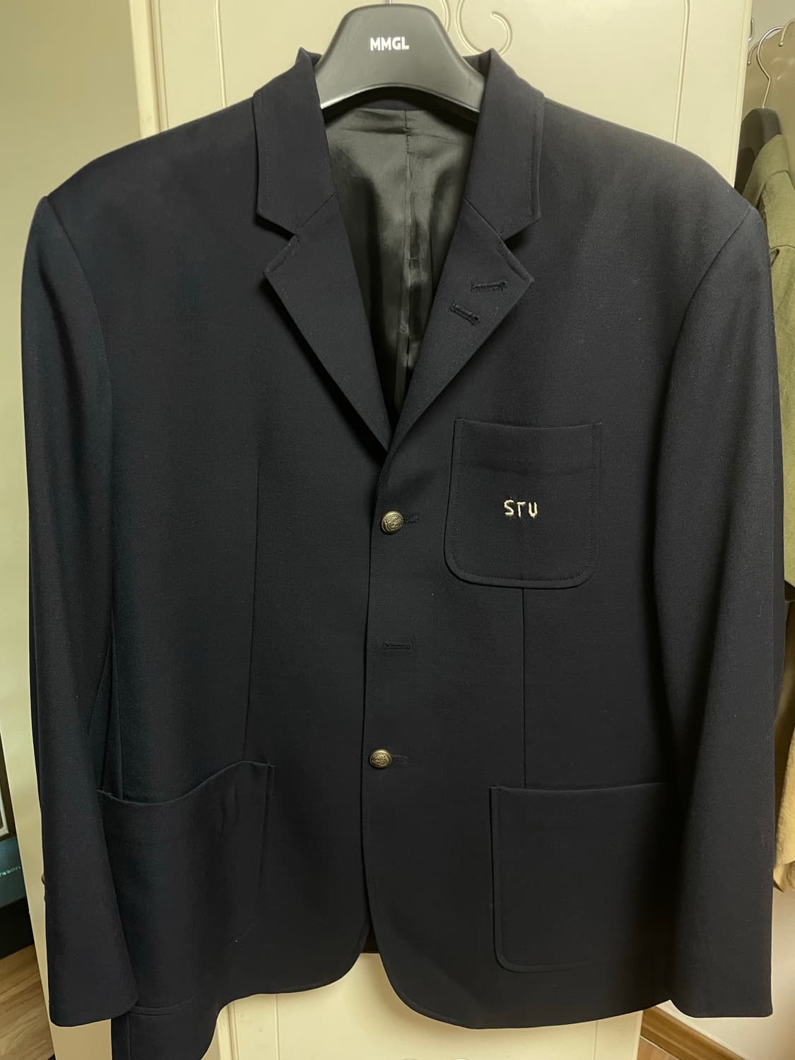 stu 24ss 스티치 블레이저 네이비 L 상품이미지2