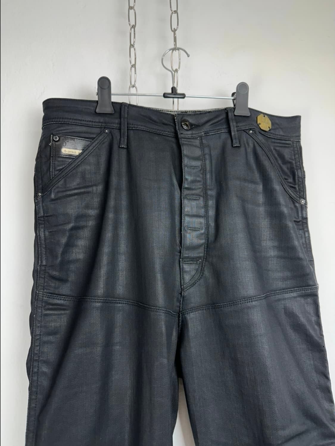 G-Star Raw 96 Elwood Coated Biker Pants 상품이미지5