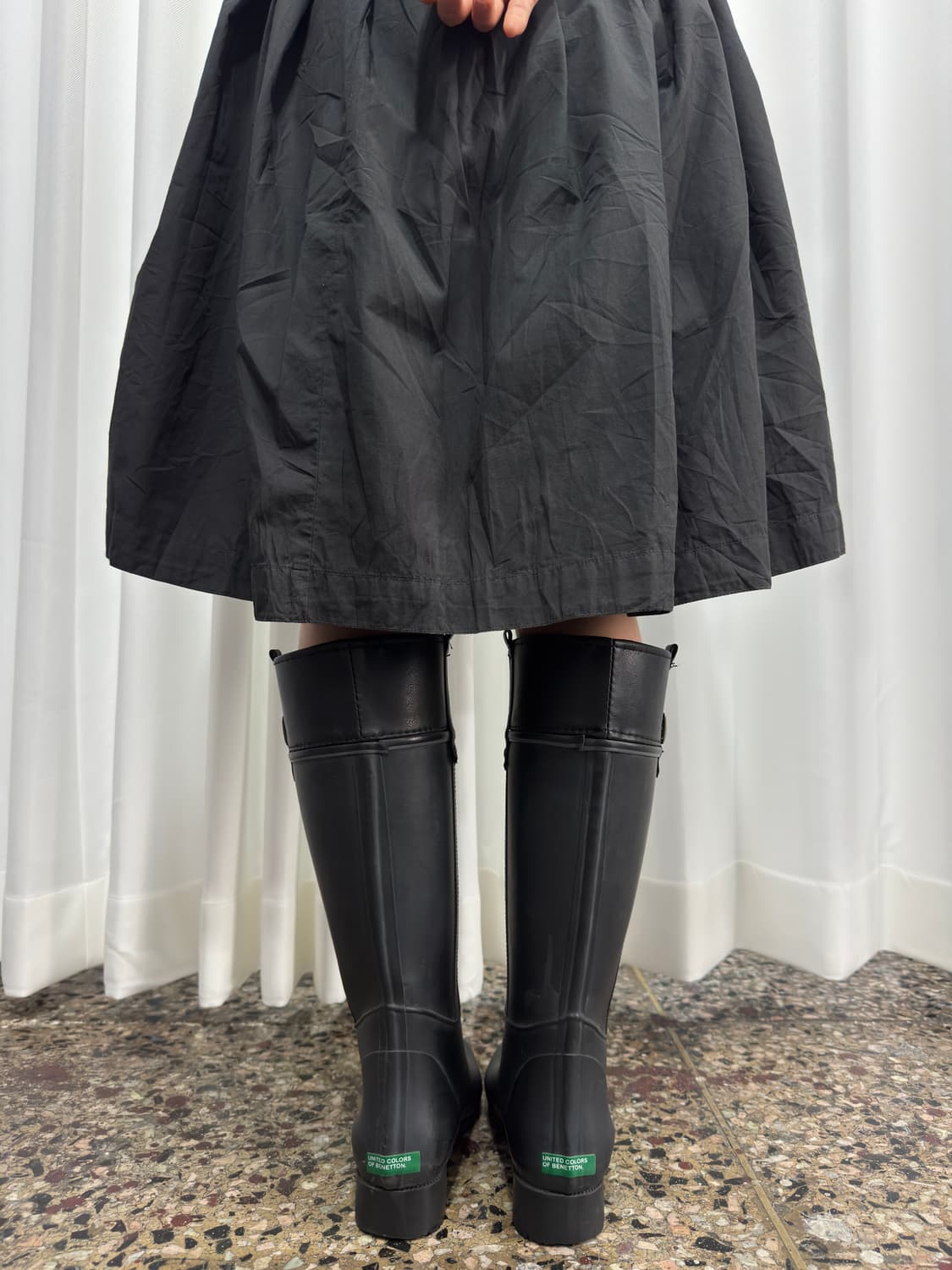 benetton leather detail rain boots 상품이미지9