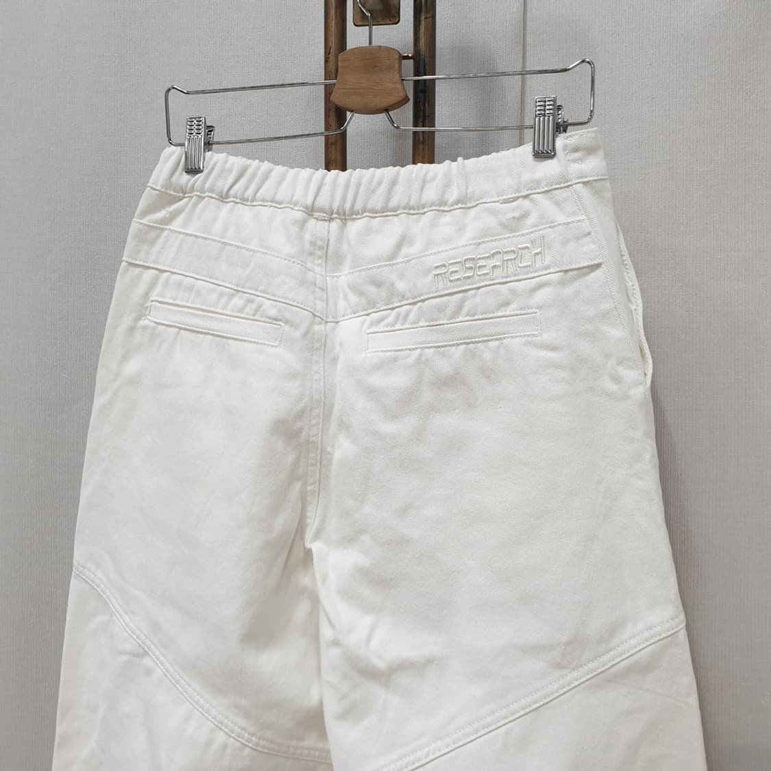 FDR 화이트 와이드 데님 팬츠 상품이미지3