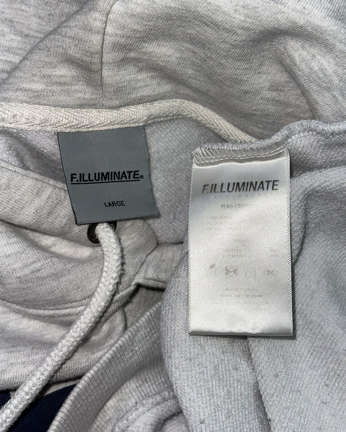 필루미네이트 후드티 멜란지화이트 상품이미지4