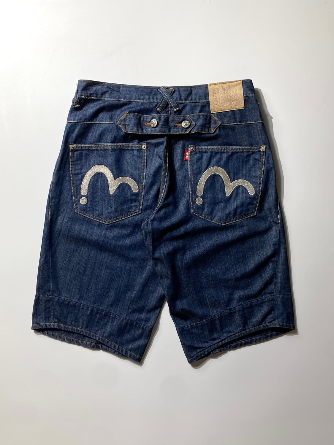 [32-33] Evisu 에비수 신치백 엔지니어드 데님 쇼츠 상품이미지1