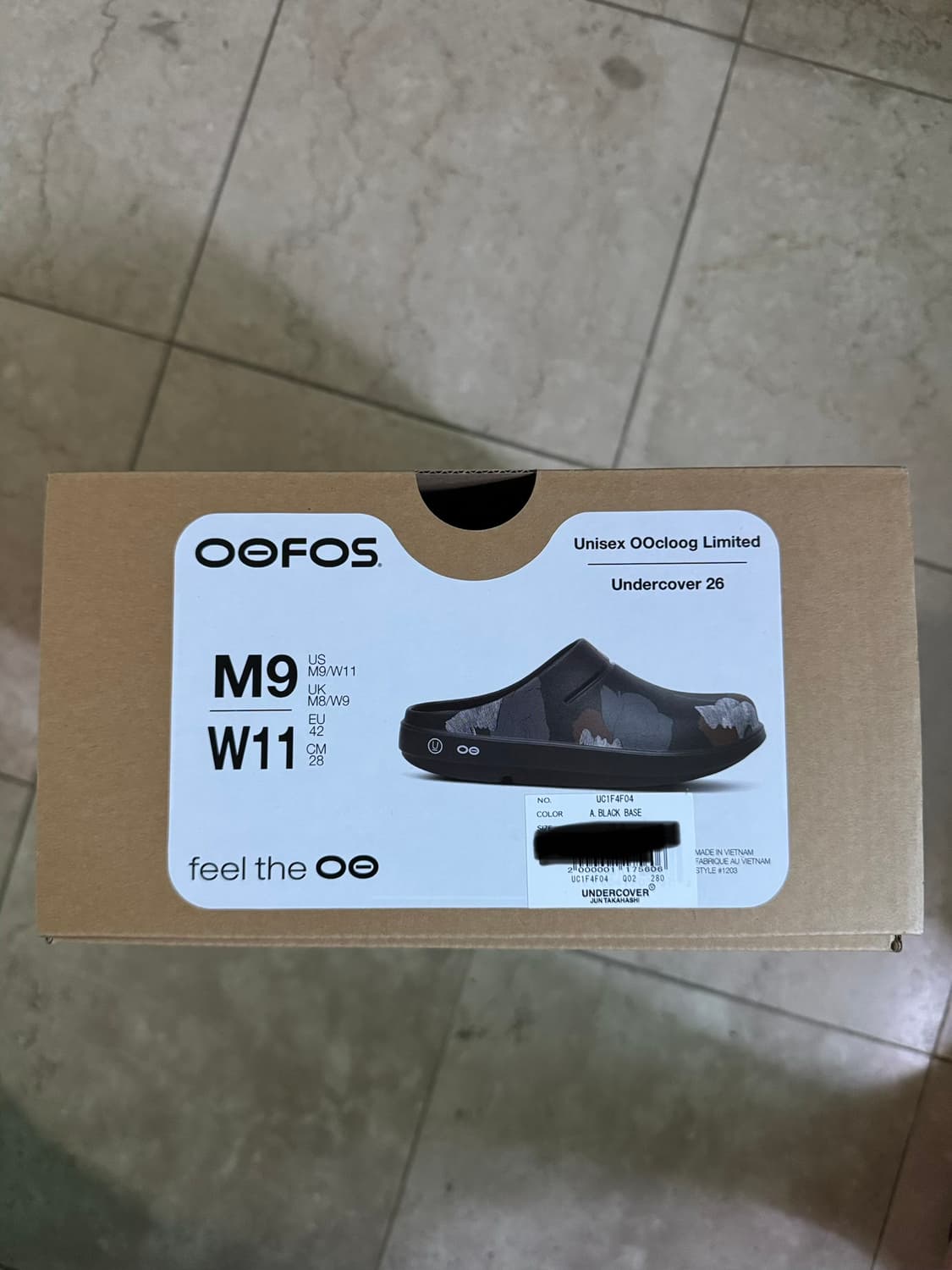 26 SS undercover x oofos 언더커버 우포스 콜라보280 상품이미지2